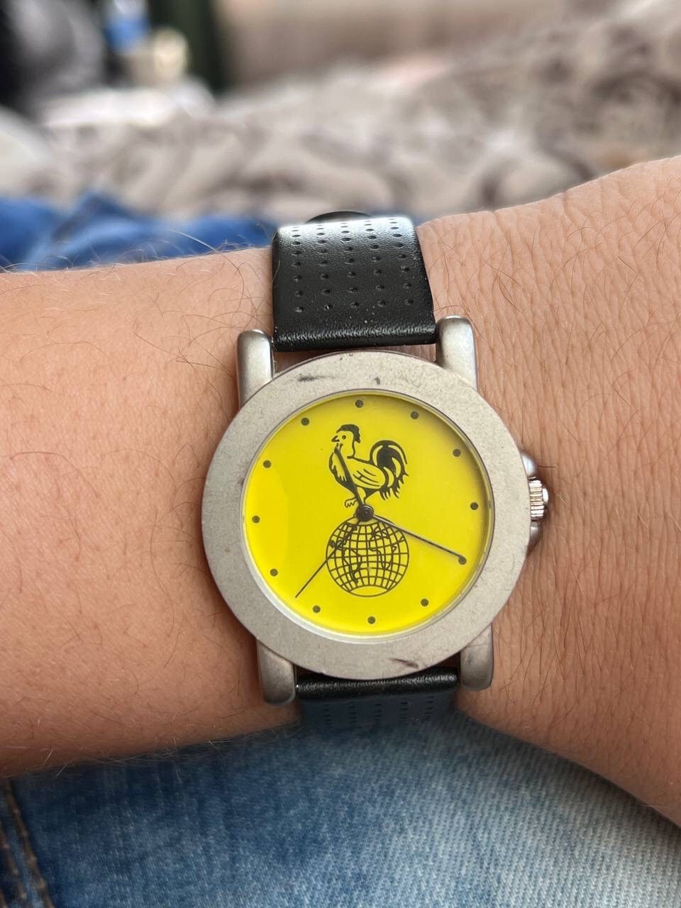 Japanese Brand × Vintage Vintage Retro Cock 🐓 Japanese style futuristic Steel Watch Size ONE SIZE - 2 Thumbnail