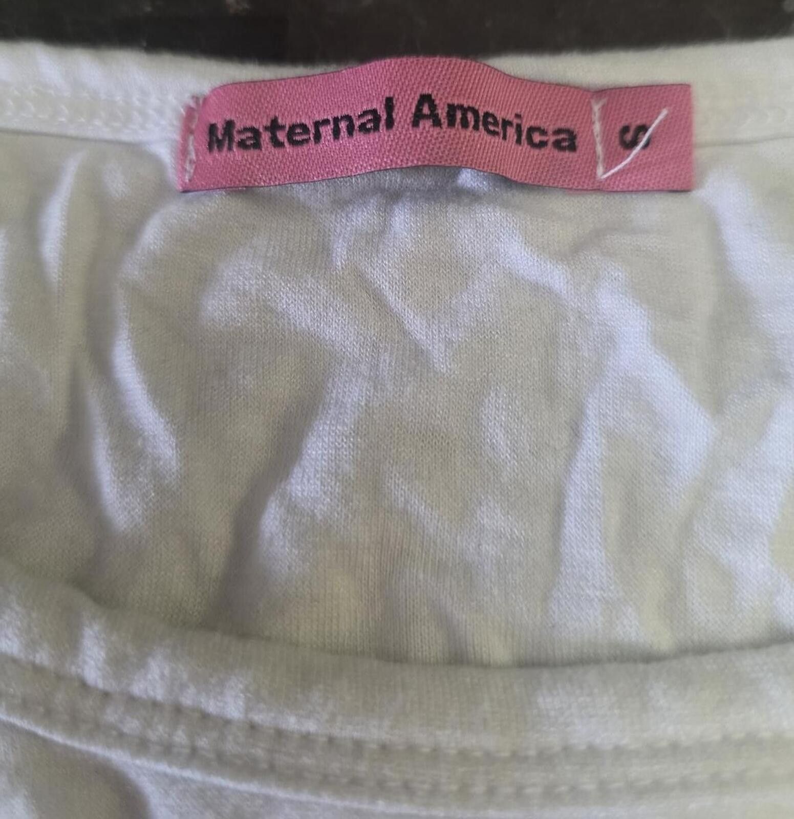 Other Maternal America Casual Maternity Dress Blue White Striped Size S / US 4 / IT 40 - 5 Thumbnail