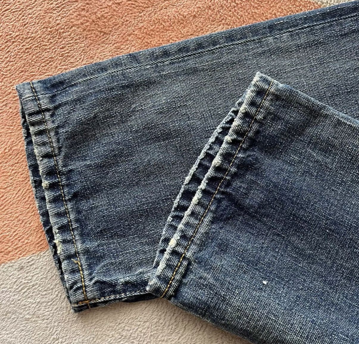 Ralph Lauren Ralph Lauren Distressed Patchwork Jeans K22 Size US 31 - 9 Thumbnail
