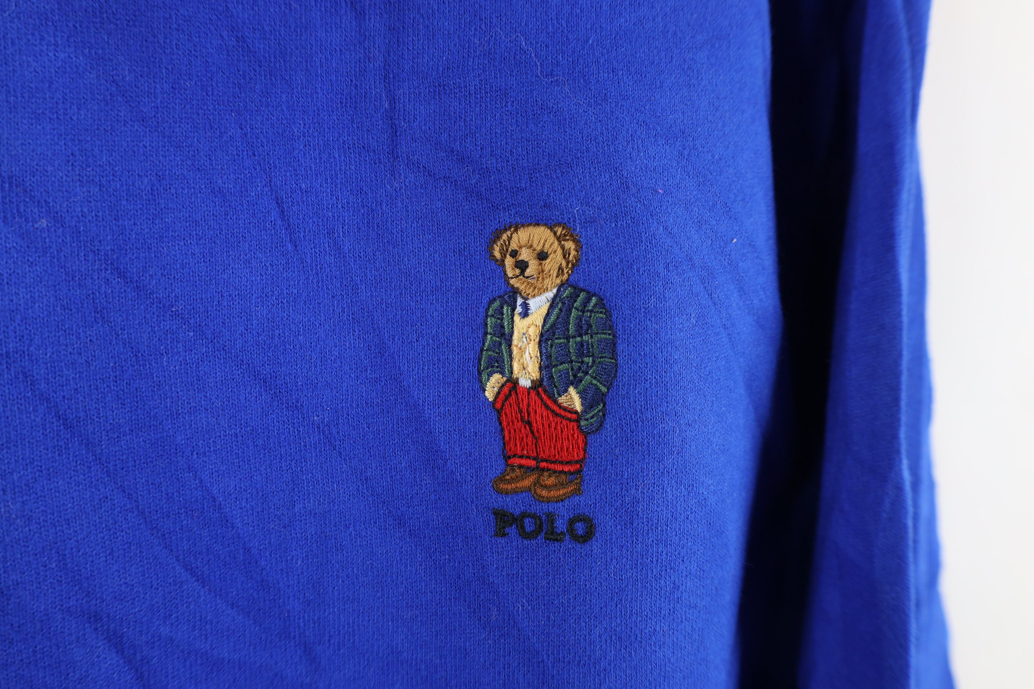 Polo Ralph Lauren Deadstock Vintage Ralph Lauren Polo Bear Hoodie Sweatshirt Size US S / EU 44-46 / 1 - 4 Thumbnail