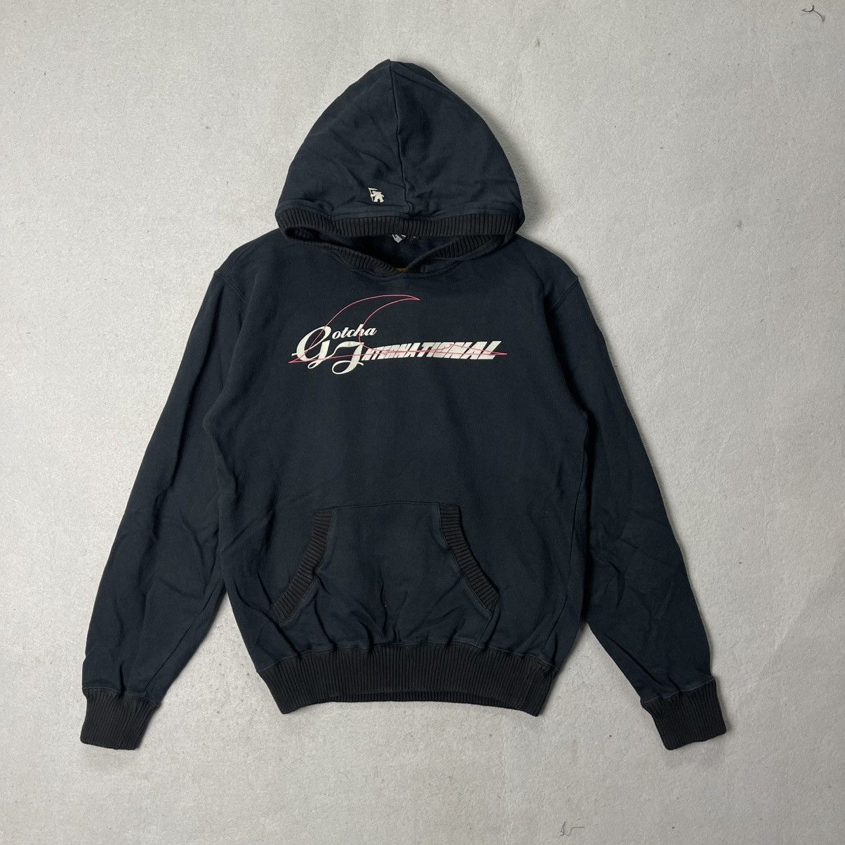 Gotcha Vintage GOTCHA Surf Hoodie Black Graphic Logo Size L Size US M / EU 48-50 / 2 - 1 Thumbnail