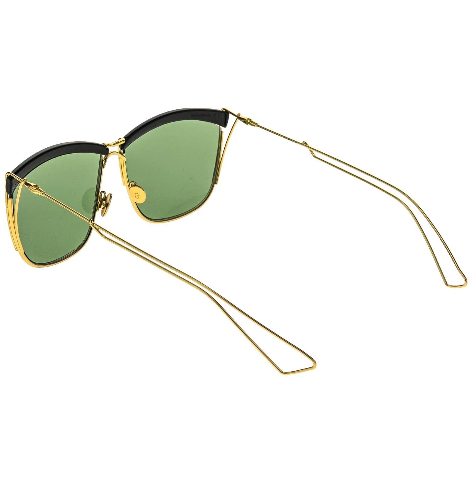 Christian Dior Monsieur CHRISTIAN DIOR SOELECTRIC SO ELECTRIC Gold Black Sunglasses Size ONE SIZE - 8 Thumbnail