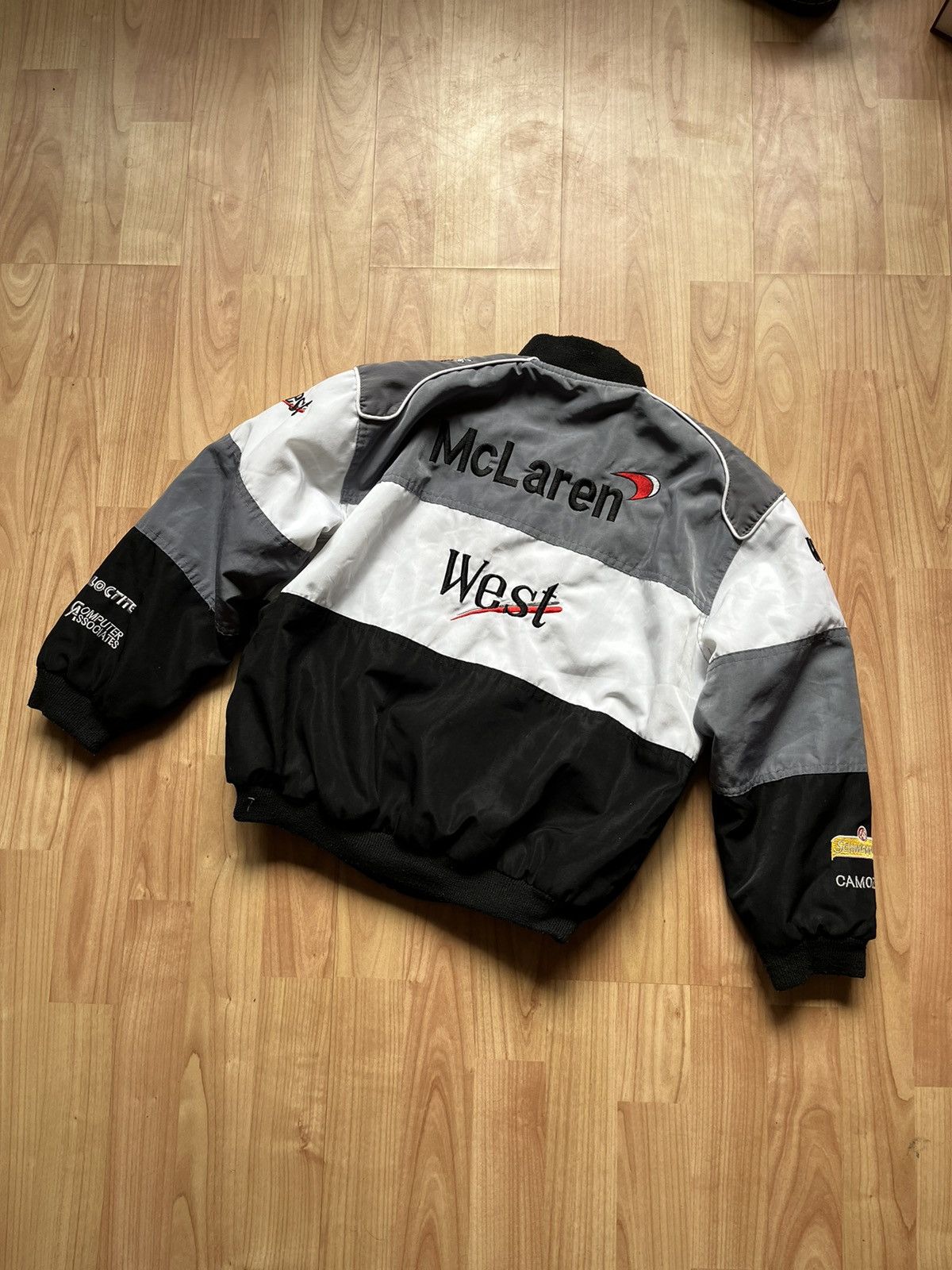 Formula 1 🔥Mercedes-Benz McLaren F1 Racing Promo Jacket Vintage 90s Size US XS / EU 42 / 0 - 3 Thumbnail