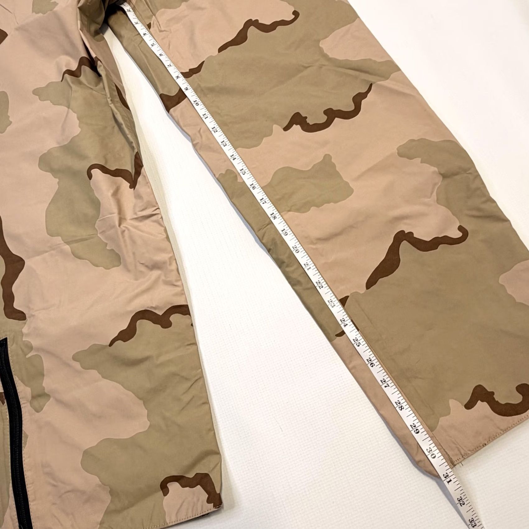 Rains Adventure Tech Pants Mens 34 Beige Camo Gore-Tex Waterproof Lined Ski Rain Shell Size US 34 / EU 50 - 3 Thumbnail