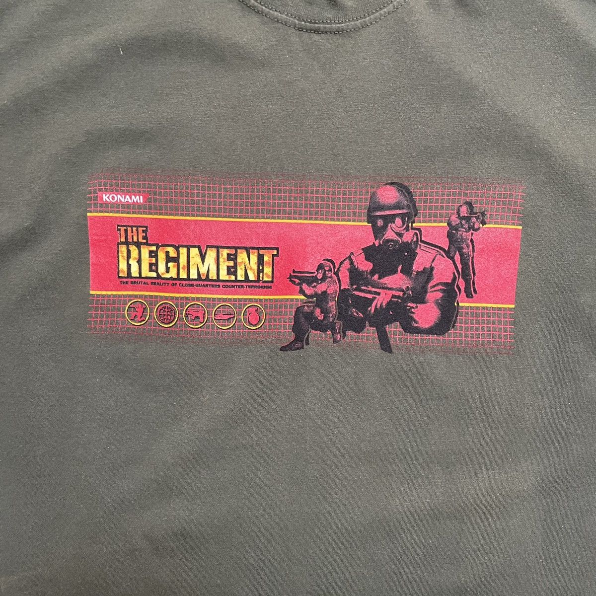 Fruit Of The Loom KONAMI The Regiment Video Game Promo T-Shirt Size US L / EU 52-54 / 3 - 3 Thumbnail