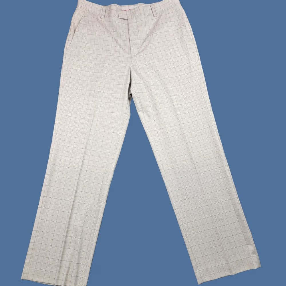 Nike Tiger Woods Collection Pants Nike Mens 36x32 Beige Plaid Golf Sports NWT Size US 36 / EU 52 - 1 Thumbnail