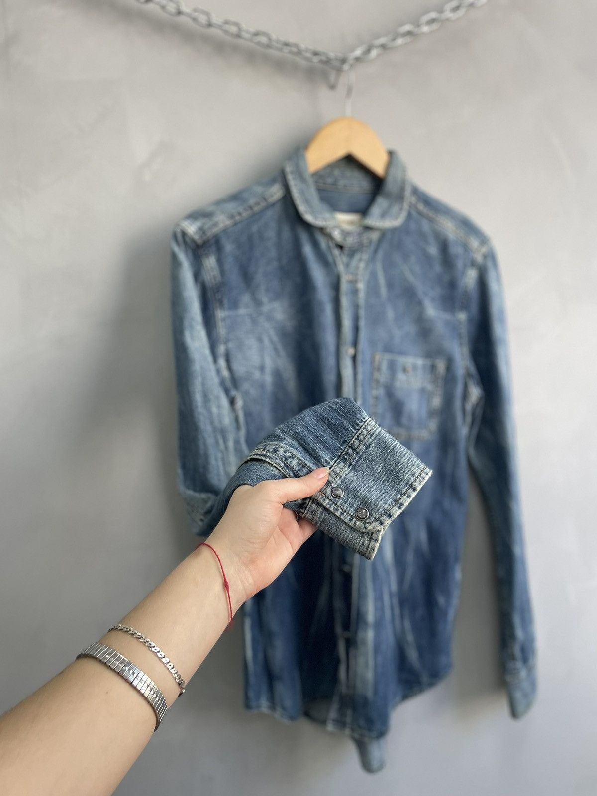 Diesel Y2K diesel denim jacket button up shirt Size US M / EU 48-50 / 2 - 4 Thumbnail