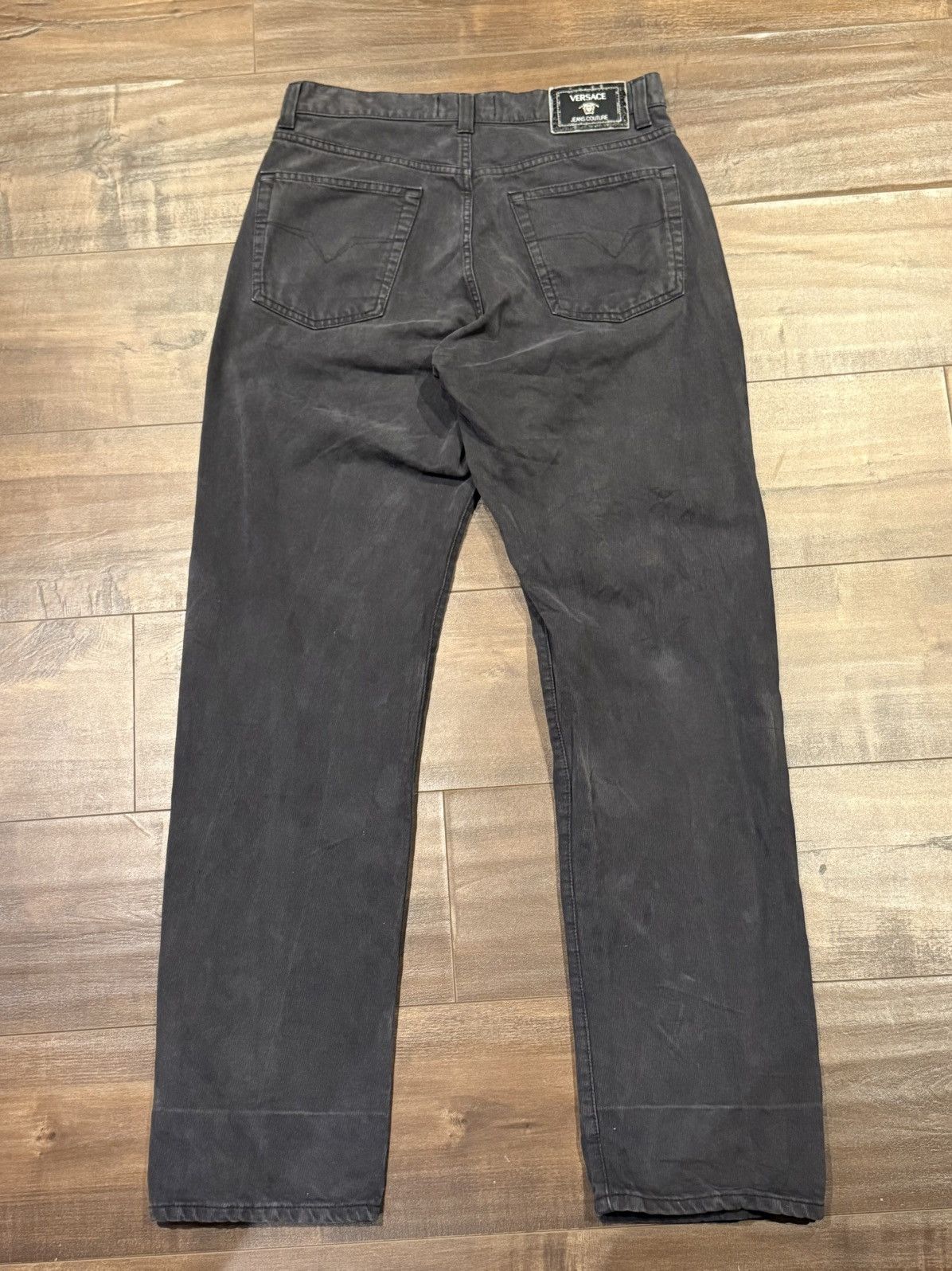 Versace Jeans Couture Straight Micro-Corduroy Pants Size US 33 - 2 Thumbnail