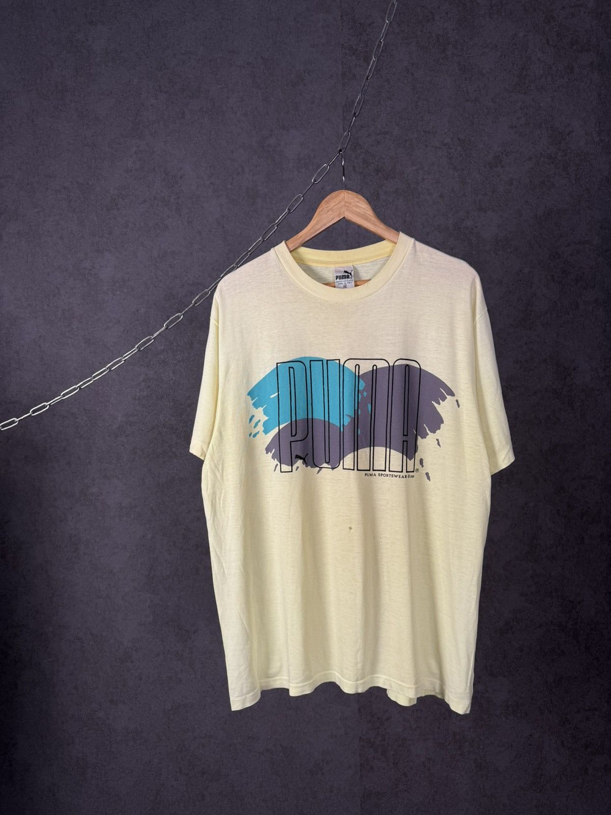 Puma Puma vintage 1989 sportwear tee Size US XL / EU 56 / 4 - 1 Thumbnail