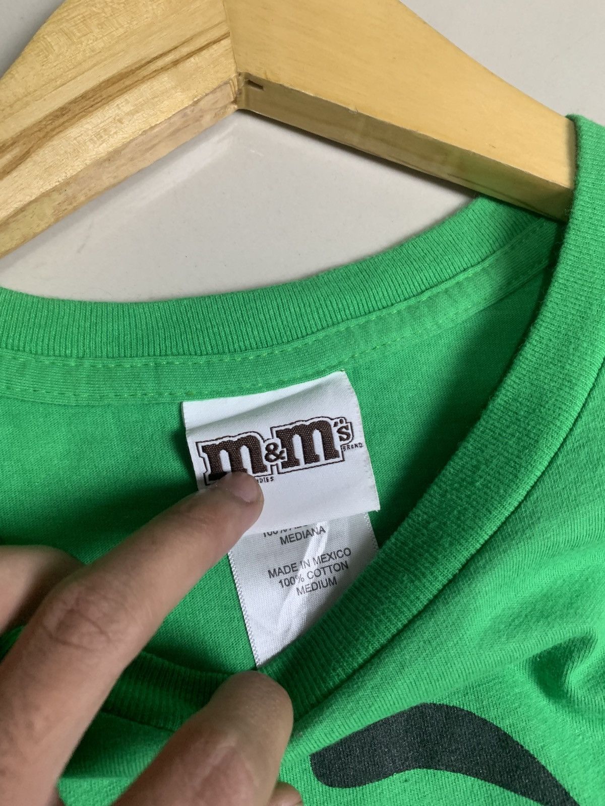 Other Green M&M Size M Short Sleeve T-Shirt Candy M & M Ms Green Size US M / EU 48-50 / 2 - 3 Thumbnail