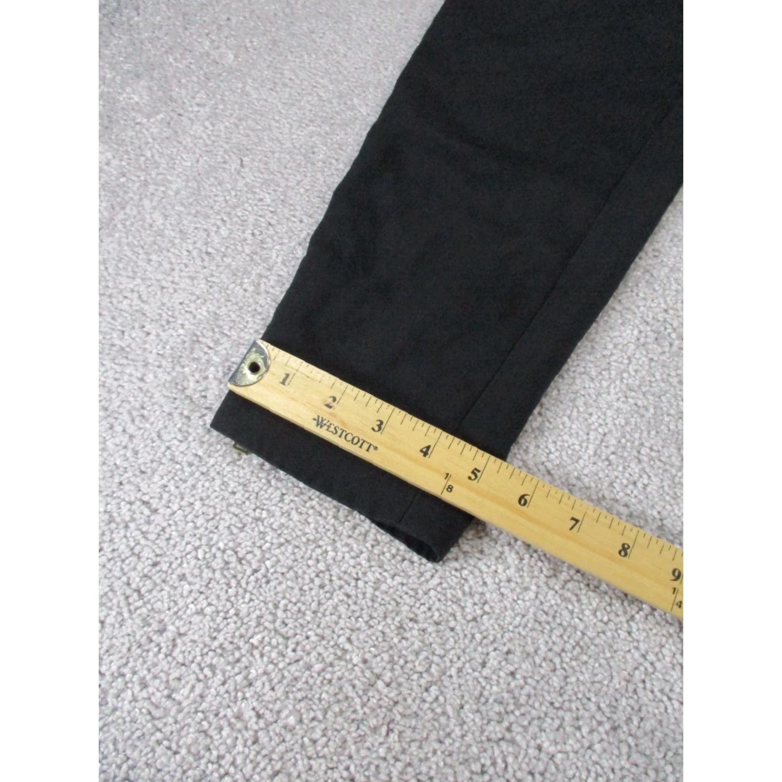 Everlane VINTAGE Everlane Pants Womens Regular Small Abrasions Black Tapered Ankle Zip Dress Pants 2010s Womens Size 27" / US 4 / IT 40 - 5 Thumbnail