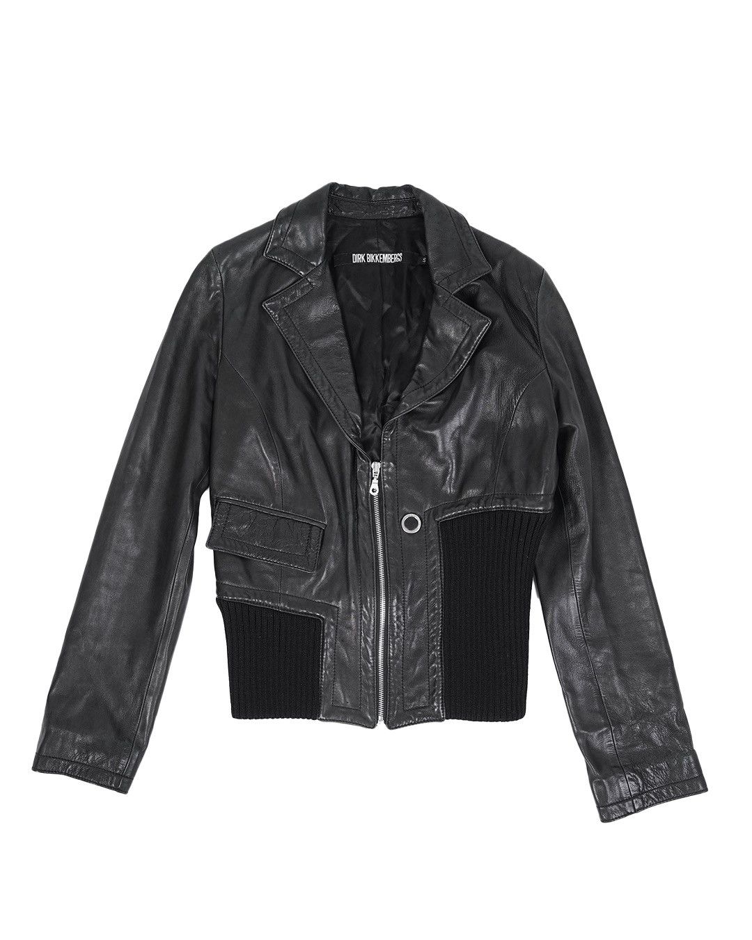 Dirk Bikkembergs Dirk Bikkembergs F/W2003 Leather Jacket Size L / US 10 / IT 46 - 1 Thumbnail
