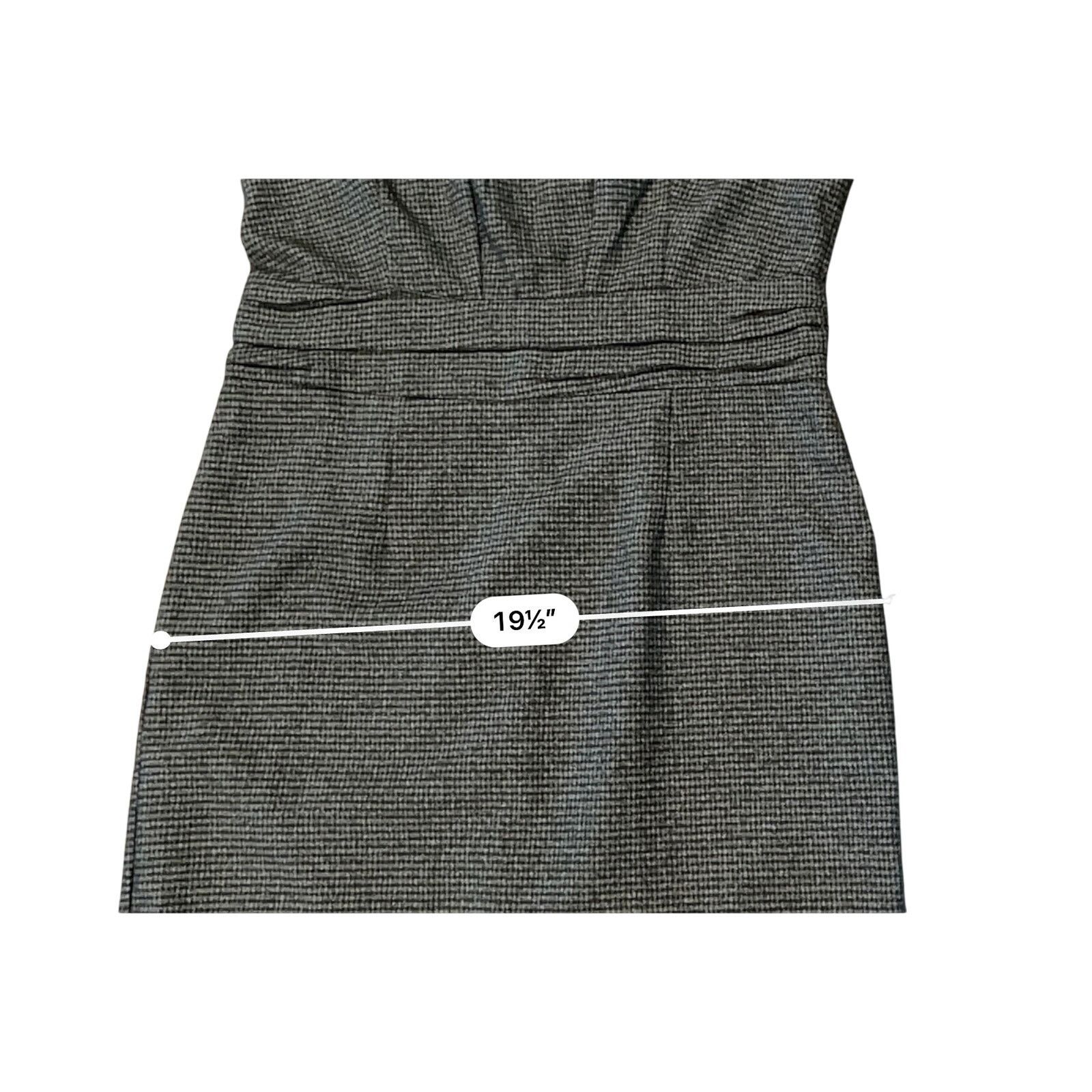 Banana Republic Banana Republic Cap Sleeve Black Check Retro Shift Dress 10 Size L / US 10 / IT 46 - 7 Thumbnail