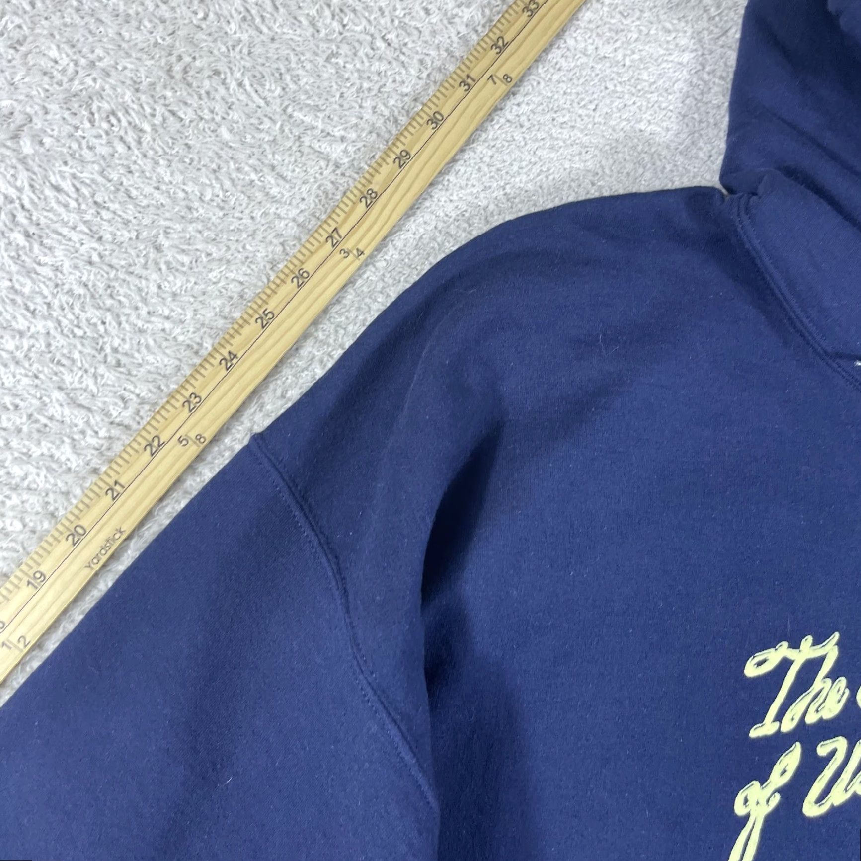 Vintage Gracie Abrams Hoodie Adults 3XL Navy Blue The Secret of Us Tour 2024 Pullover Pullover Graphic Print Mens Blue 3XL Size US XXL / EU 58 / 5 - 6 Thumbnail