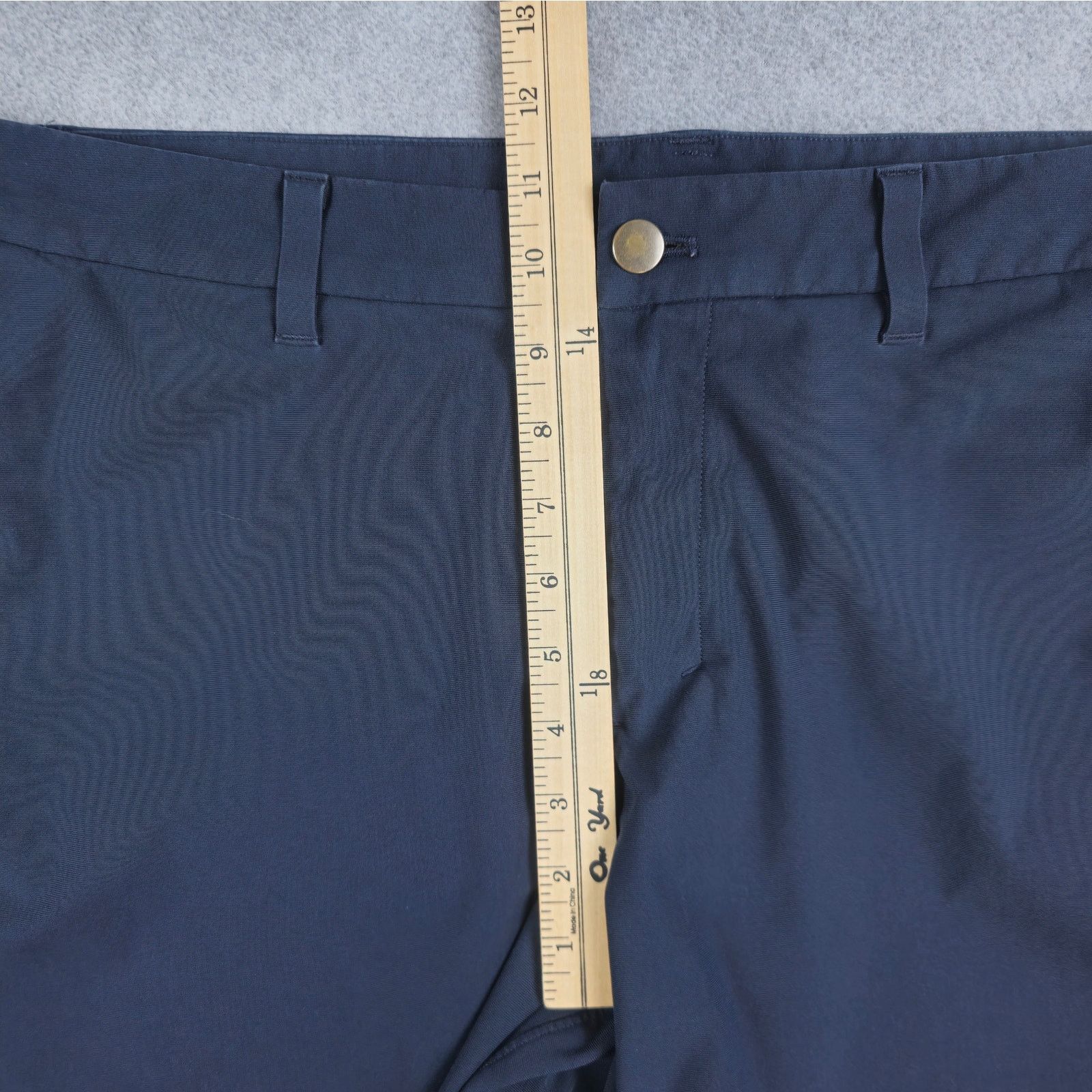 Lululemon Lululemon 36 Navy Commission Short Relaxed Warpstreme M7A83S Size US 36 / EU 52 - 18 Thumbnail