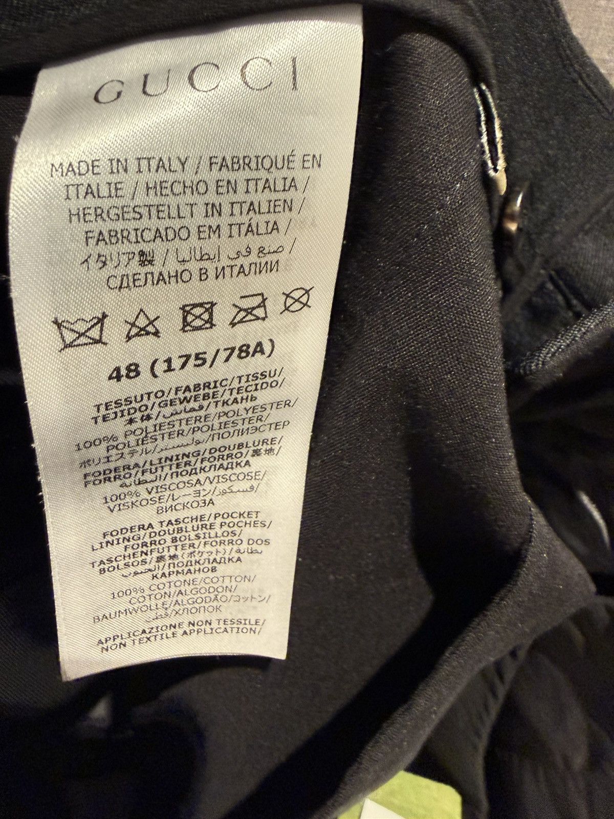 Gucci stud sudes fluid drip.pants size48 Size US 31 - 6 Thumbnail