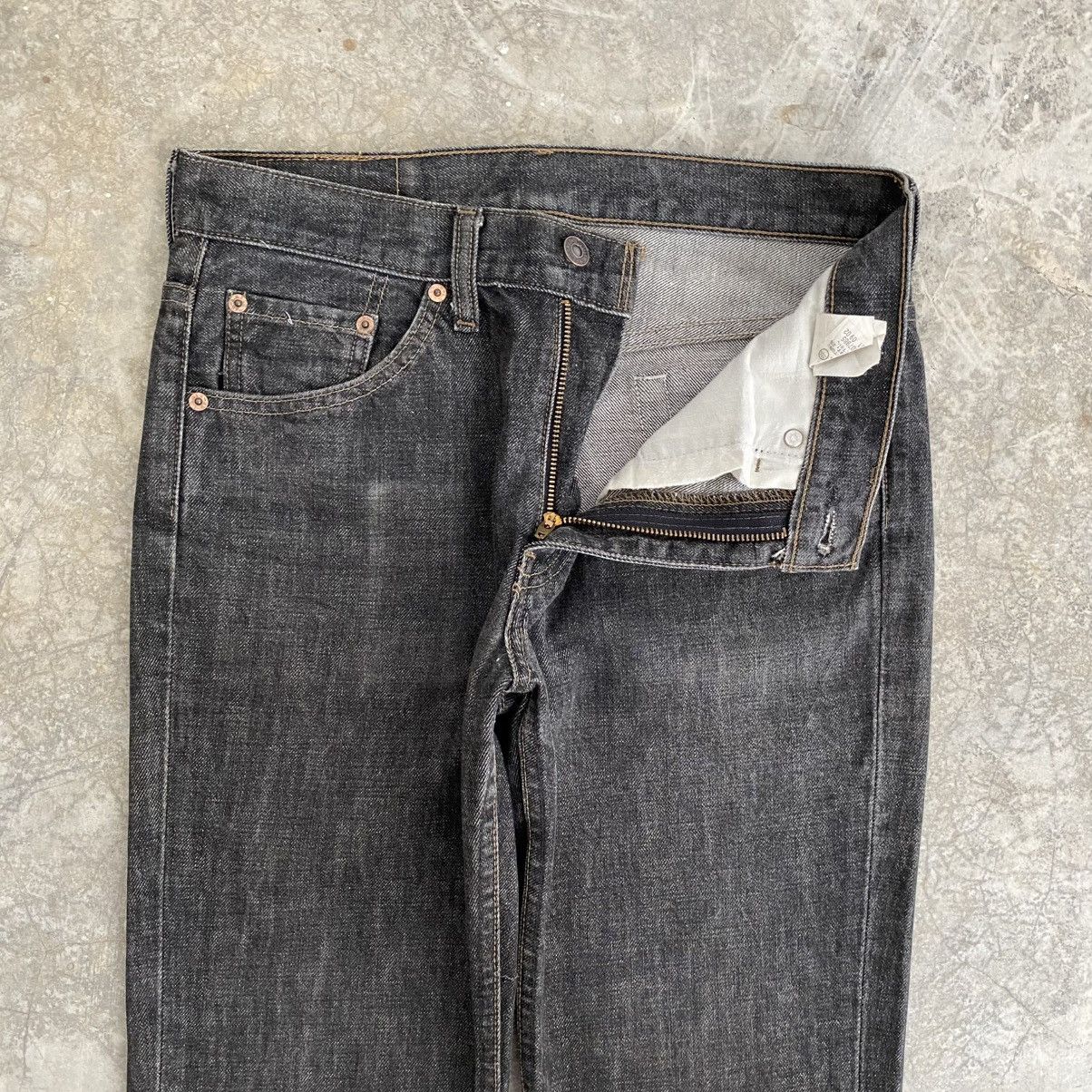 Levi's Size 30x31 Vintage Early 2000’s Levis 517 Black Flared Jeans Size US 30 / EU 46 - 9 Thumbnail