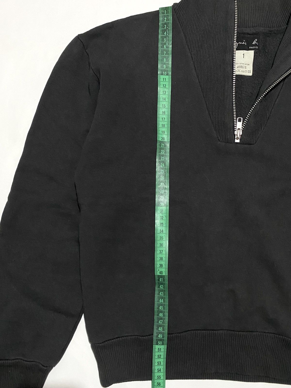 Designer × agnes b. AGNES B HALF ZIPPER SWEATERS UNISEX Size US S / EU 44-46 / 1 - 8 Thumbnail