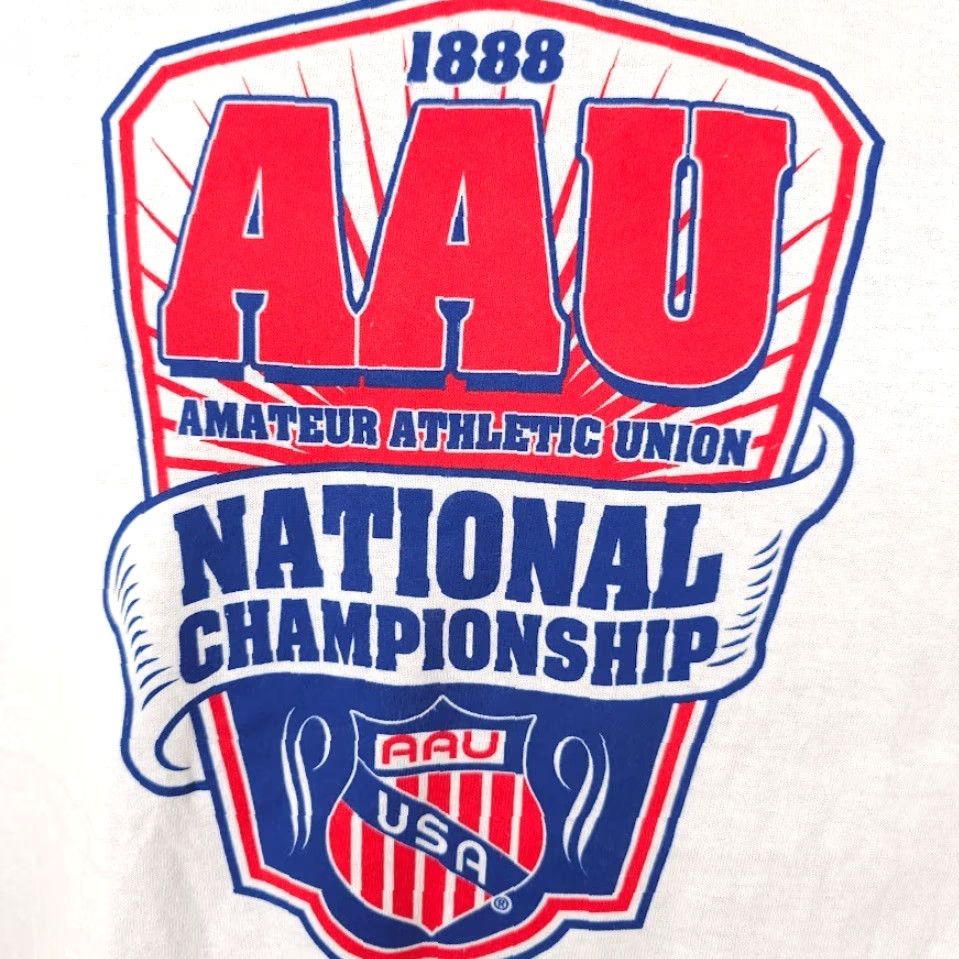 Delta AAU National Championship T Shirt Mens Medium White Size US M / EU 48-50 / 2 - 3 Thumbnail