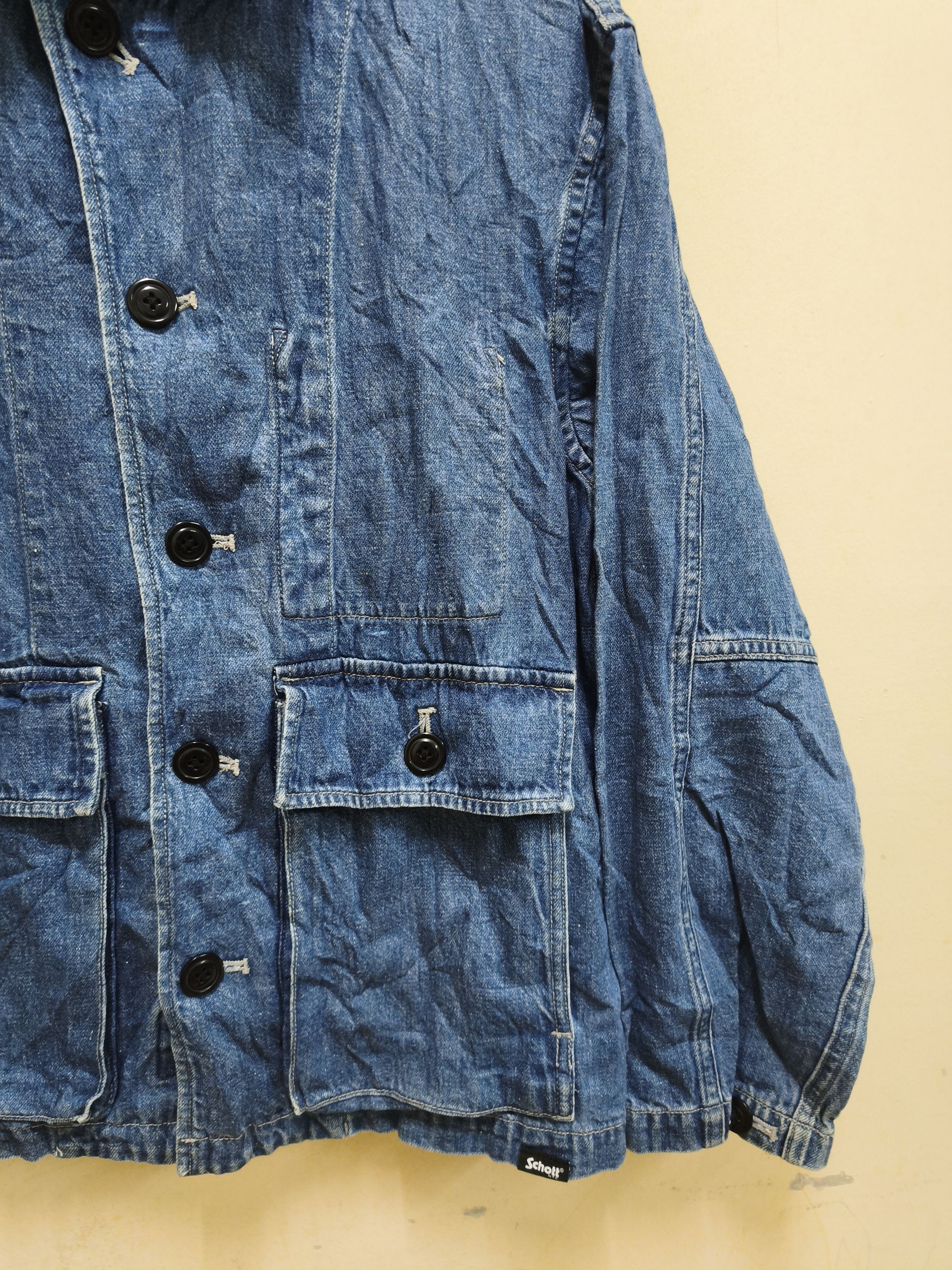 Schott Schott NYC Nep Denim Jacket Size US M / EU 48-50 / 2 - 3 Thumbnail