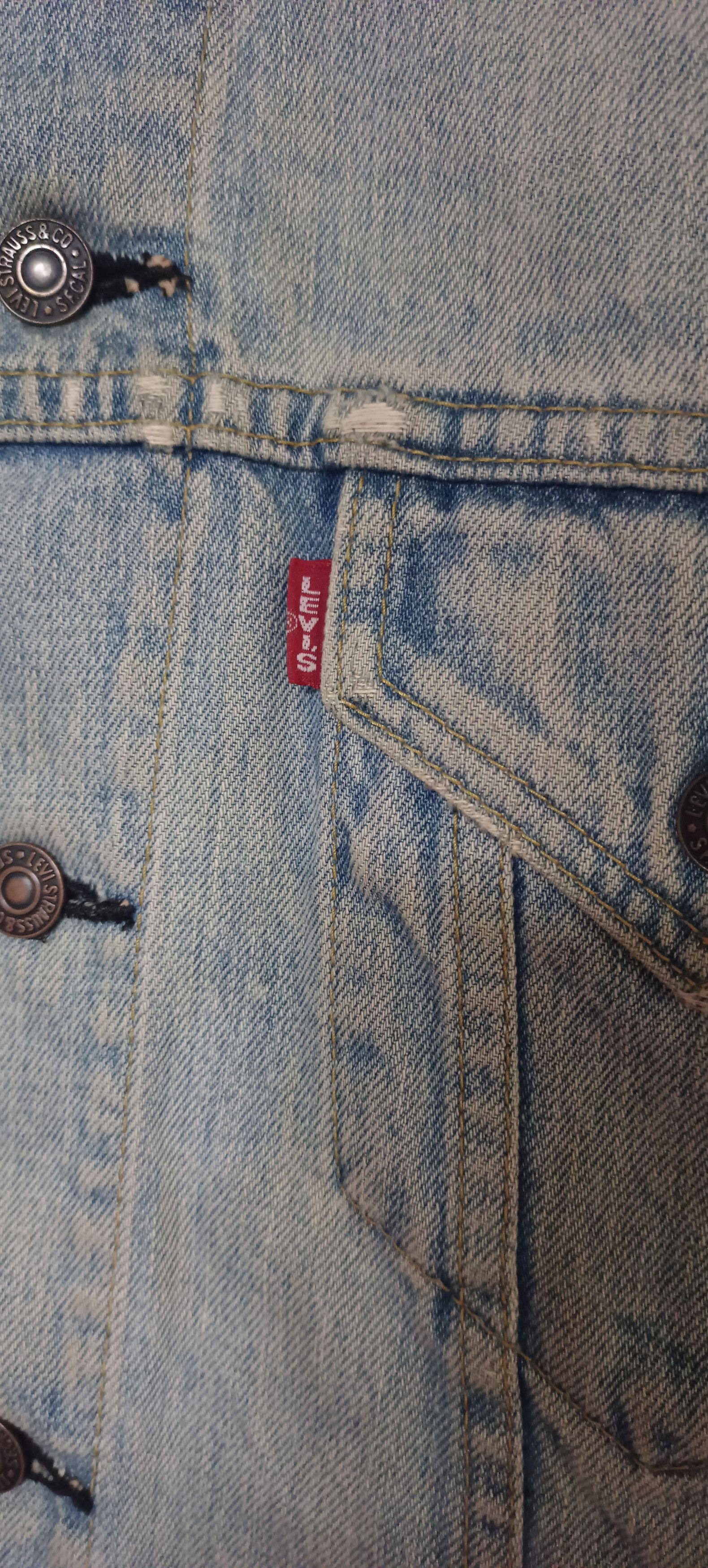 Levi's Vintage🔥 Levis Big E Truckers Jacket Lot 71557 Size 40 Size US M / EU 48-50 / 2 - 6 Thumbnail
