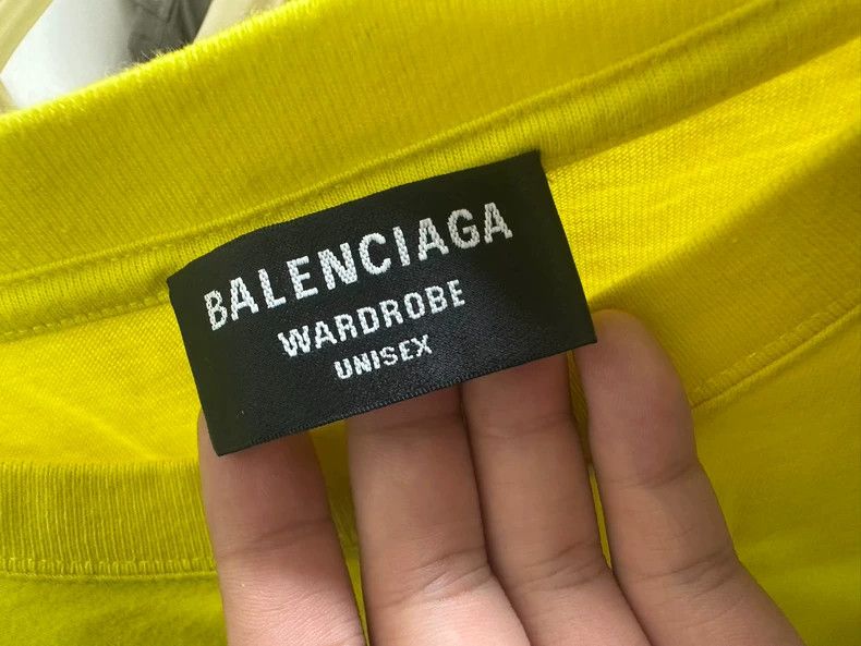 Balenciaga Balenciaga Lemon Yellow Short Sleeve T-Shirt, Size S Size US S / EU 44-46 / 1 - 3 Thumbnail