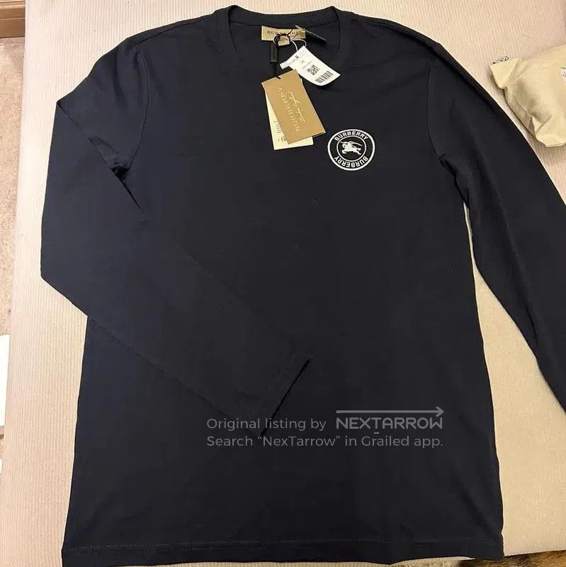 Burberry Burberry Blue Cotton Long Sleeve Sweatshirt. Size US M / EU 48-50 / 2 - 1 Thumbnail