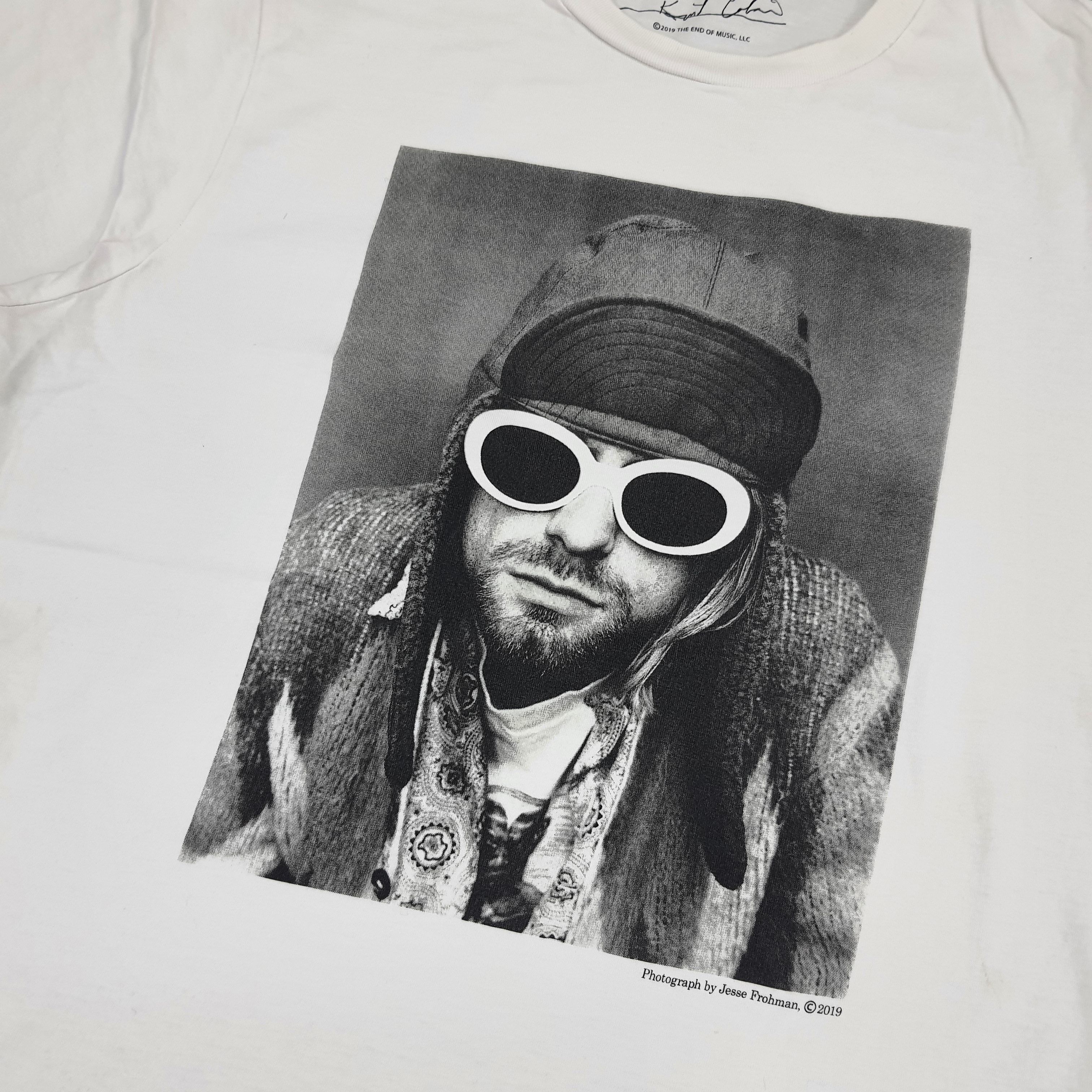 Band Tees × Vintage Vintage Kurt Cobain Singer Nirvana T-shirt Size US M / EU 48-50 / 2 - 2 Thumbnail