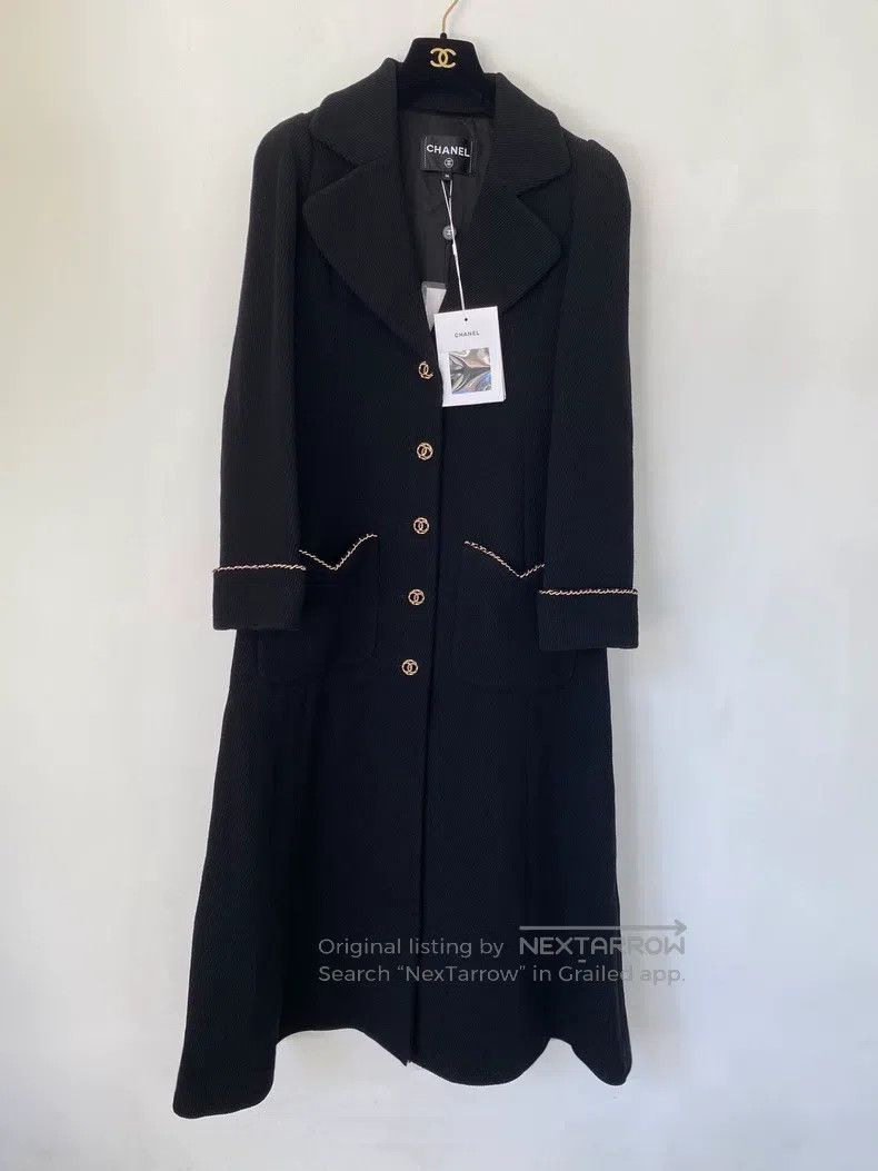 Chanel Chanel Leather chain long coat Size XS / US 0-2 / IT 36-38 - 1 Thumbnail
