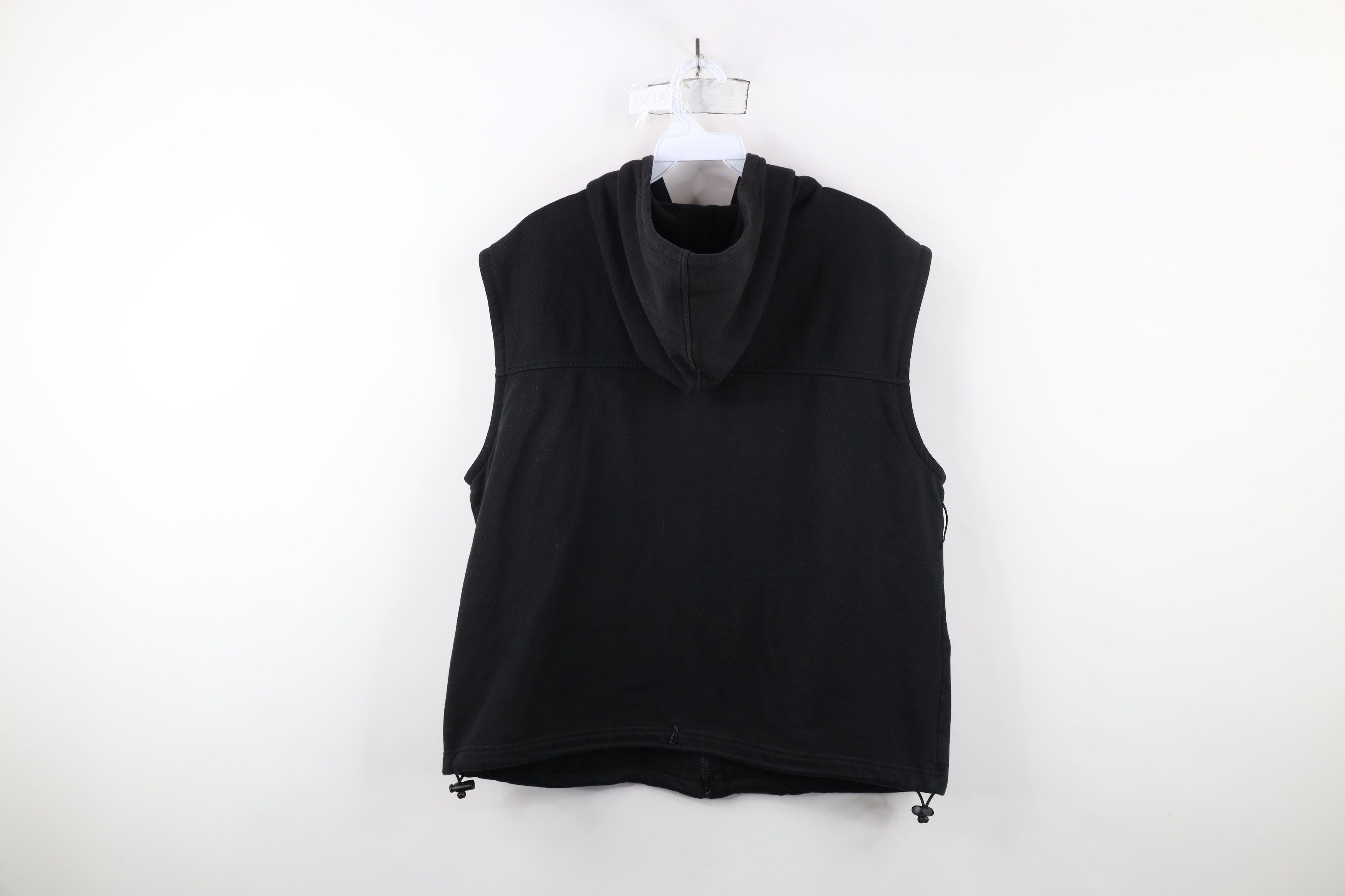 Harley Davidson × Vintage Vintage Harley Davidson Spell Out Sleeveless Full Zip Hoodie Size US L / EU 52-54 / 3 - 12 Thumbnail