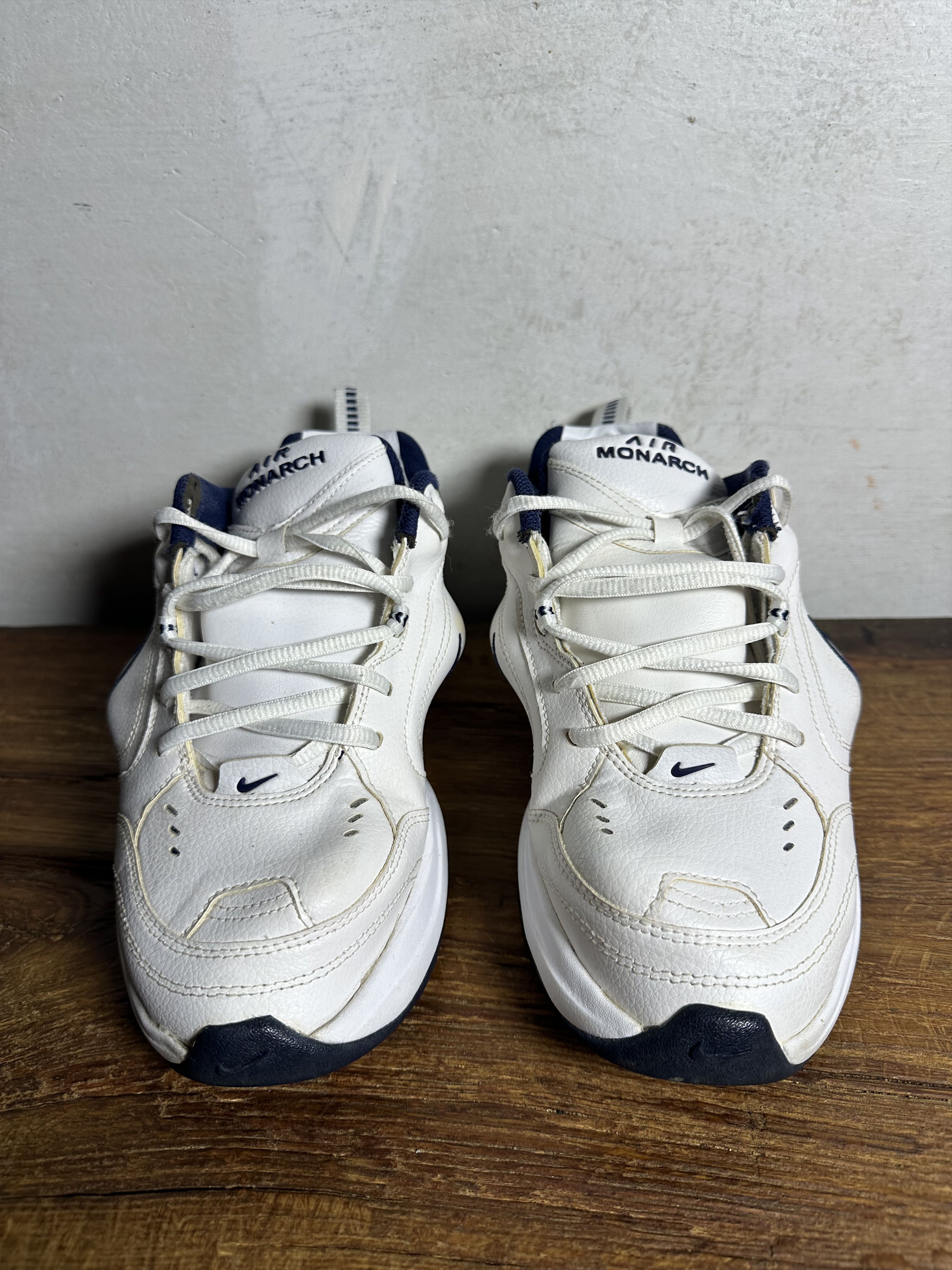 Martine Rose × Nike Nike Martine Rose Air Monarch IV White Navy Size US 7 / EU 40 - 8 Thumbnail