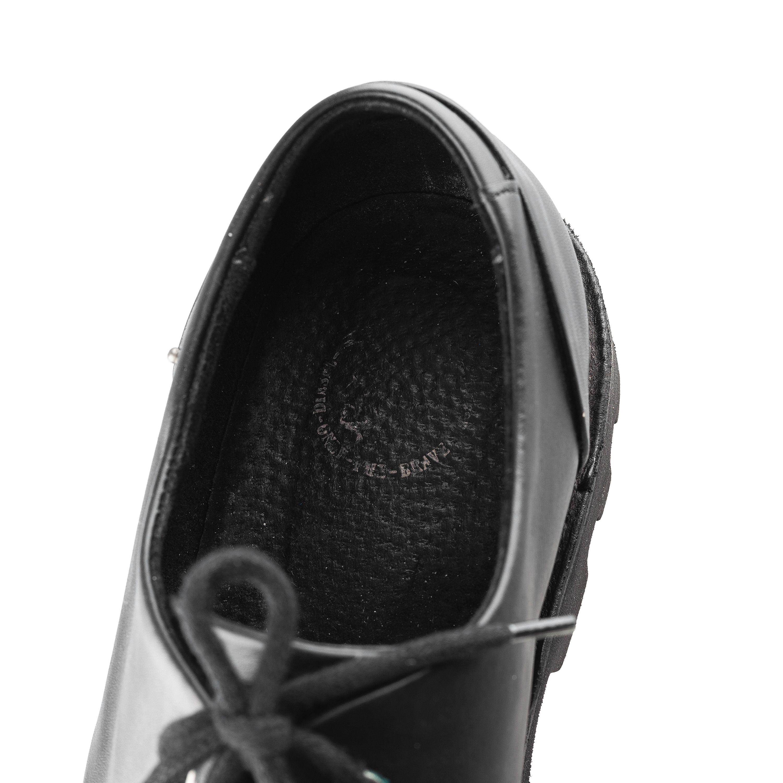 Diesel Diesel Hardkor Steel Low Black Leather Cap Toe Shoes Size US 12 / EU 45 - 12 Thumbnail