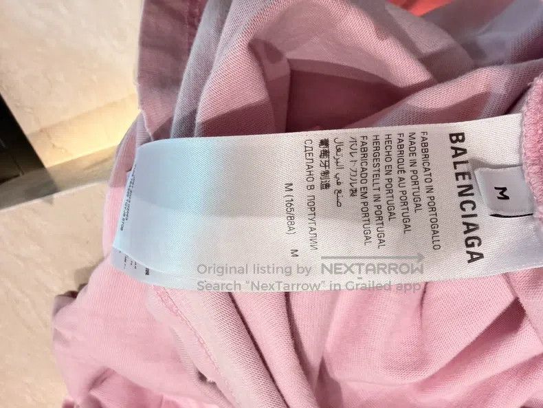 Balenciaga Balenciaga Pink T-Shirt Size US M / EU 48-50 / 2 - 2 Thumbnail