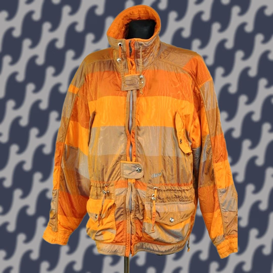 Vintage Chervo Jacket Women Ski Jacket, Size 44, Orange, 70% Polyamide 30% Polyester, Zip Closure, Regular, Vintage: No, Solid Pattern, Made in Italy Size M / US 6-8 / IT 42-44 - 1 Thumbnail