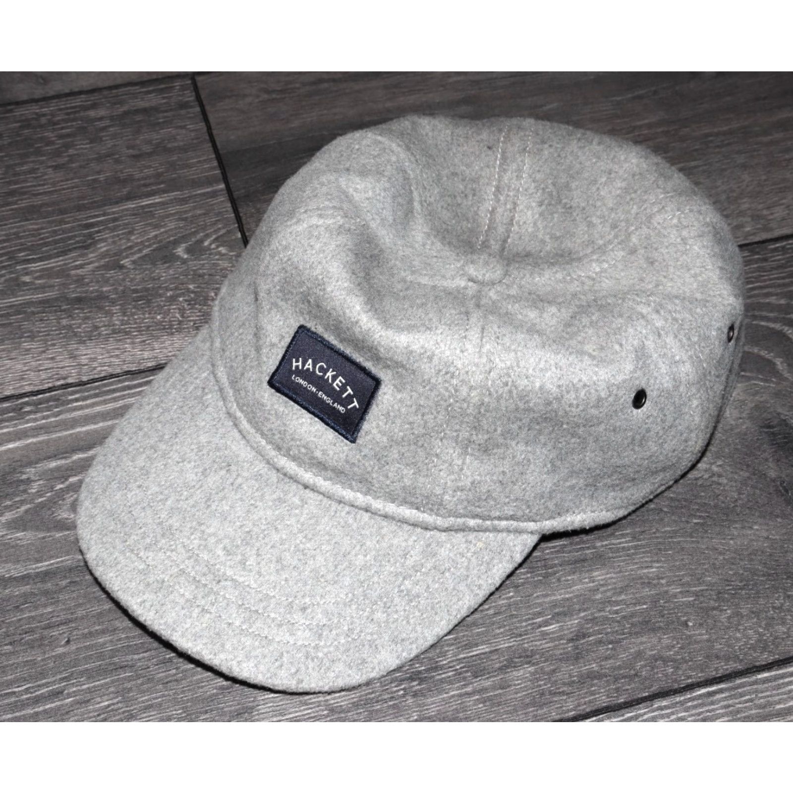 Hackett HACKETT LONDON MR CLASSIC WOOL LANA BASEBALL CAP HAT ONE SIZE GRAY ADJUSTABLE MEN Vintage Wool Cap Baseball Cap Mens One Size Gray Adjustable) Size ONE SIZE - 2 Thumbnail