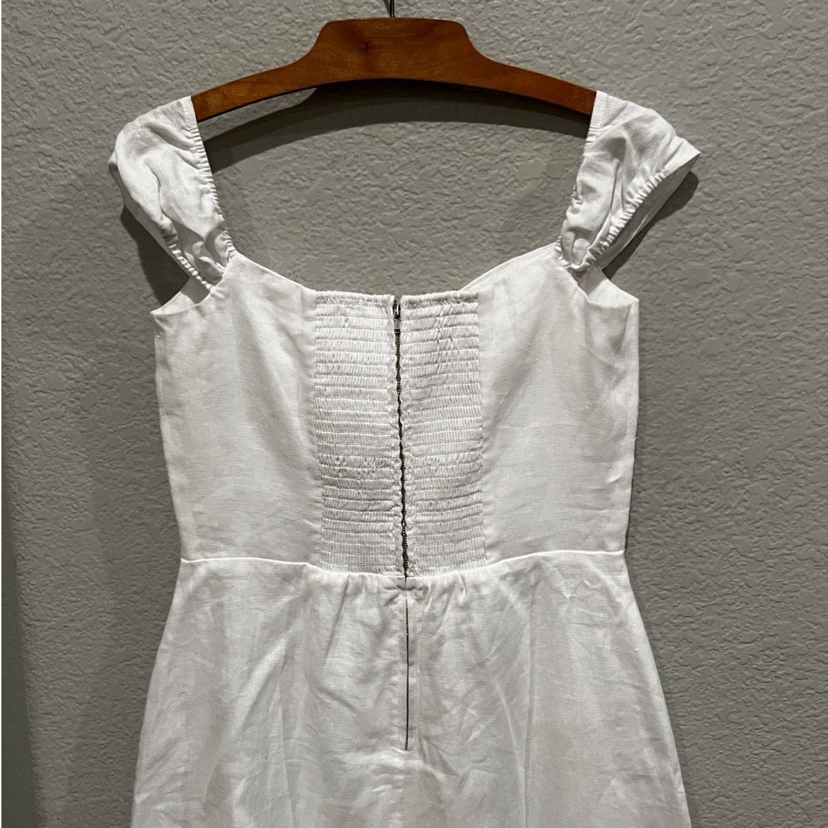 white linen dress beach FANM MON