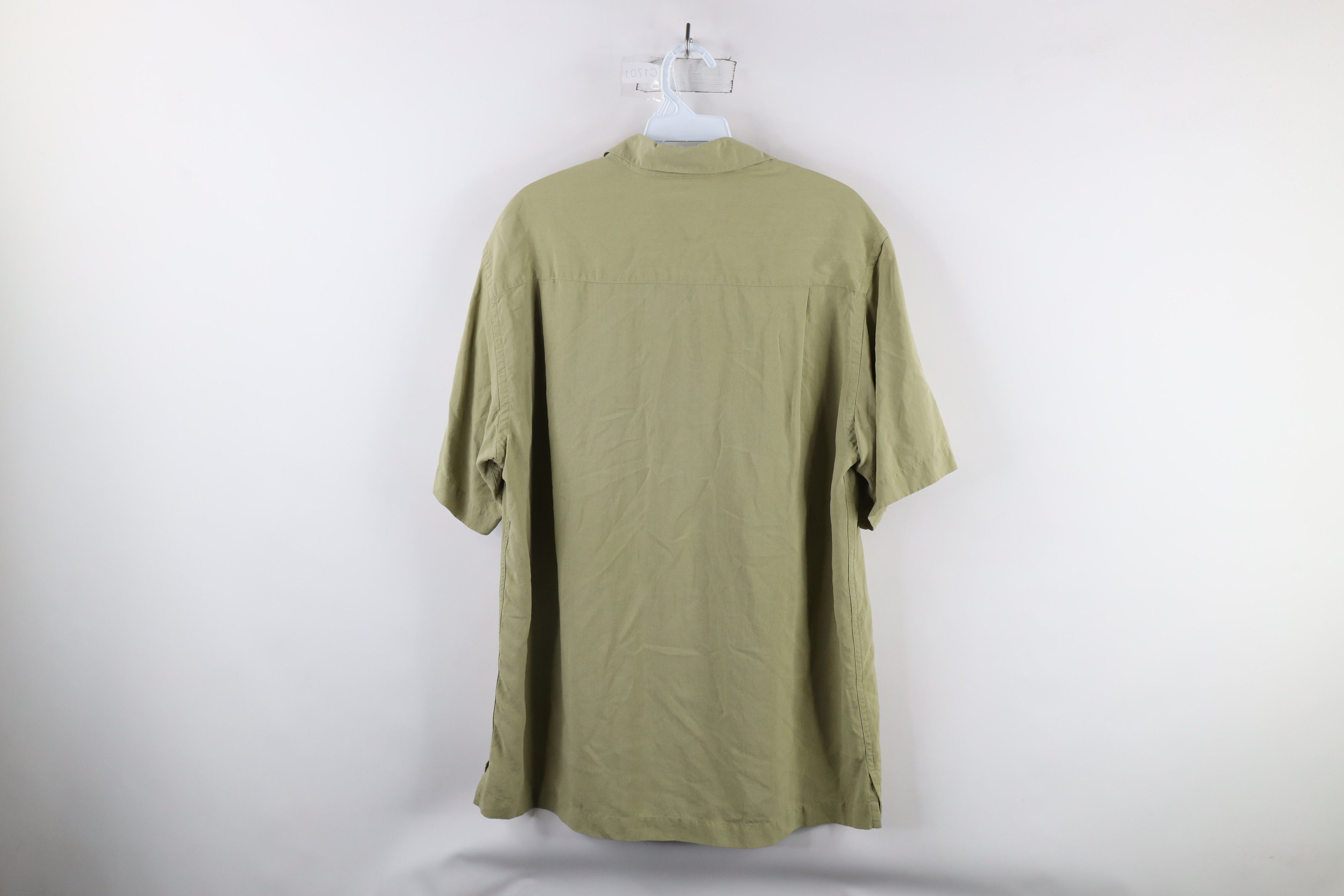 Vintage Vintage 90s Streetwear Short Sleeve Button Shirt Light Green Size US M / EU 48-50 / 2 - 6 Thumbnail