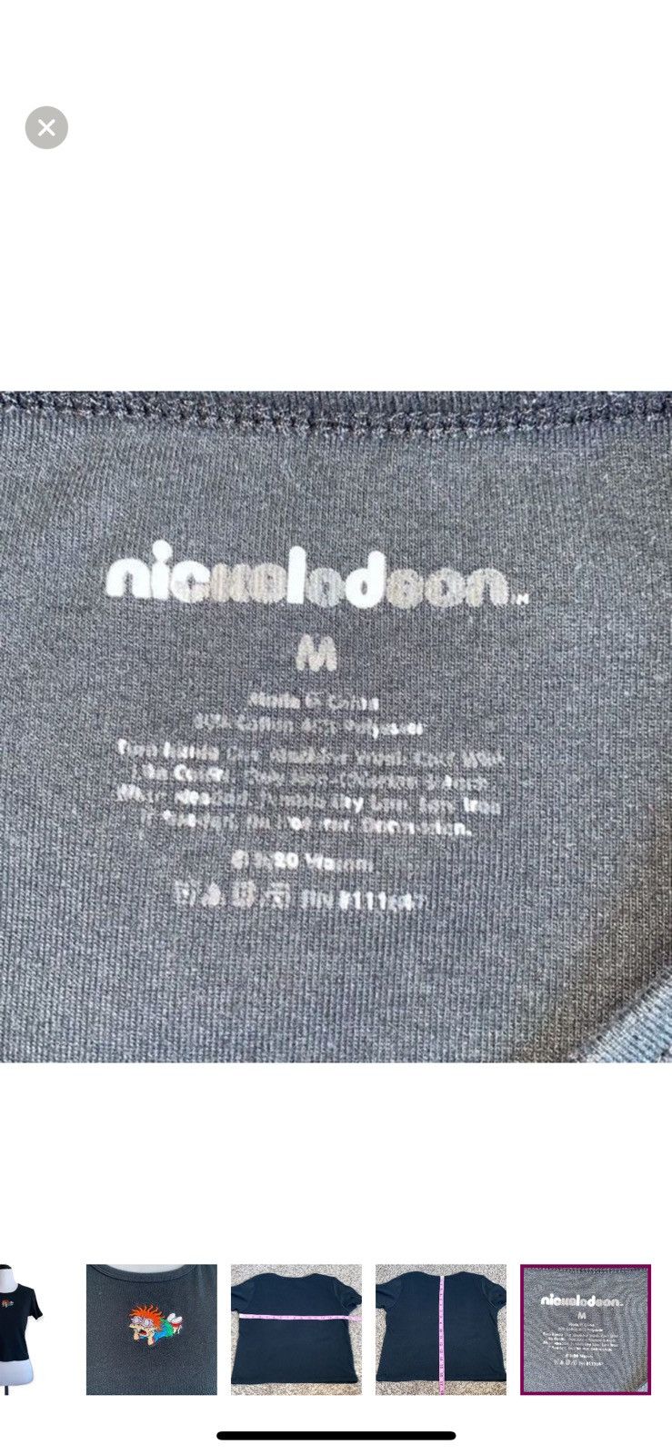 Nickelodeon Nickelodeon medium rugrats cropped top Size M / US 6-8 / IT 42-44 - 4 Thumbnail