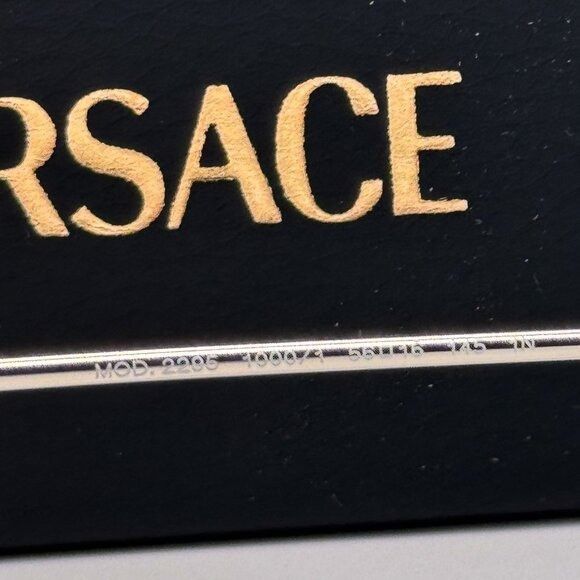 Versace NEW VERSACE SUNGLASSES VE2295 1000/1 BLUE WOMEN EYEWEAR VE22 Size ONE SIZE - 6 Thumbnail