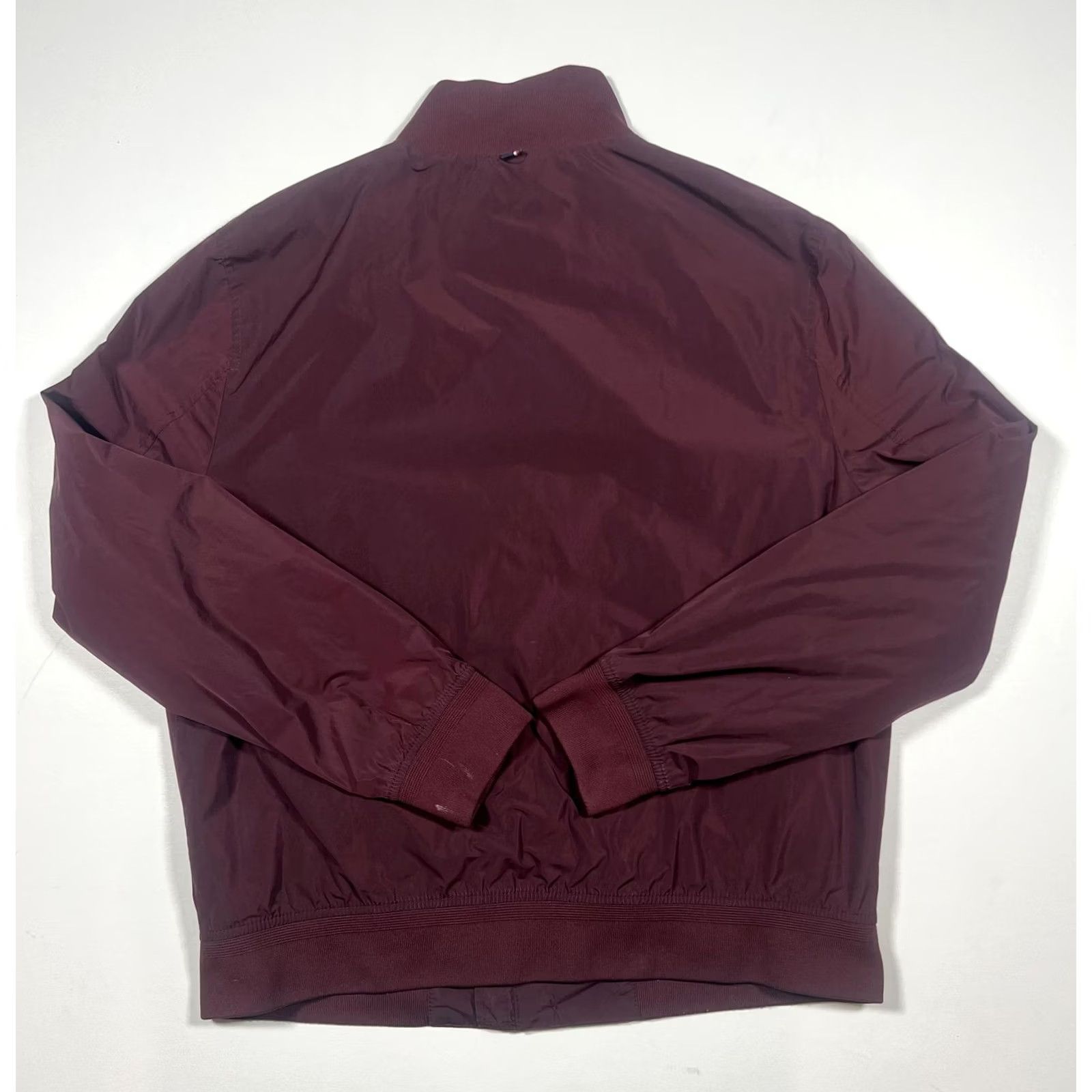 Tommy Hilfiger Tommy Hilfiger Jacket Mens Large Windbreaker Button Up Nylon Crest Patch Red Burgundy Size US L / EU 52-54 / 3 - 2 Thumbnail