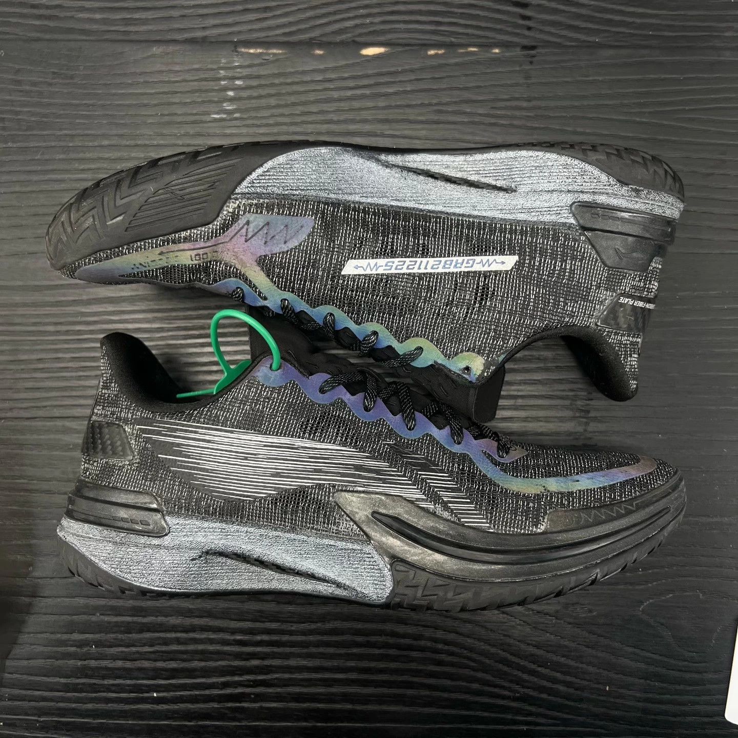 Li-Ning LI-NING Gamma Black 45 Near New Size US 12 / EU 45 - 2 Thumbnail