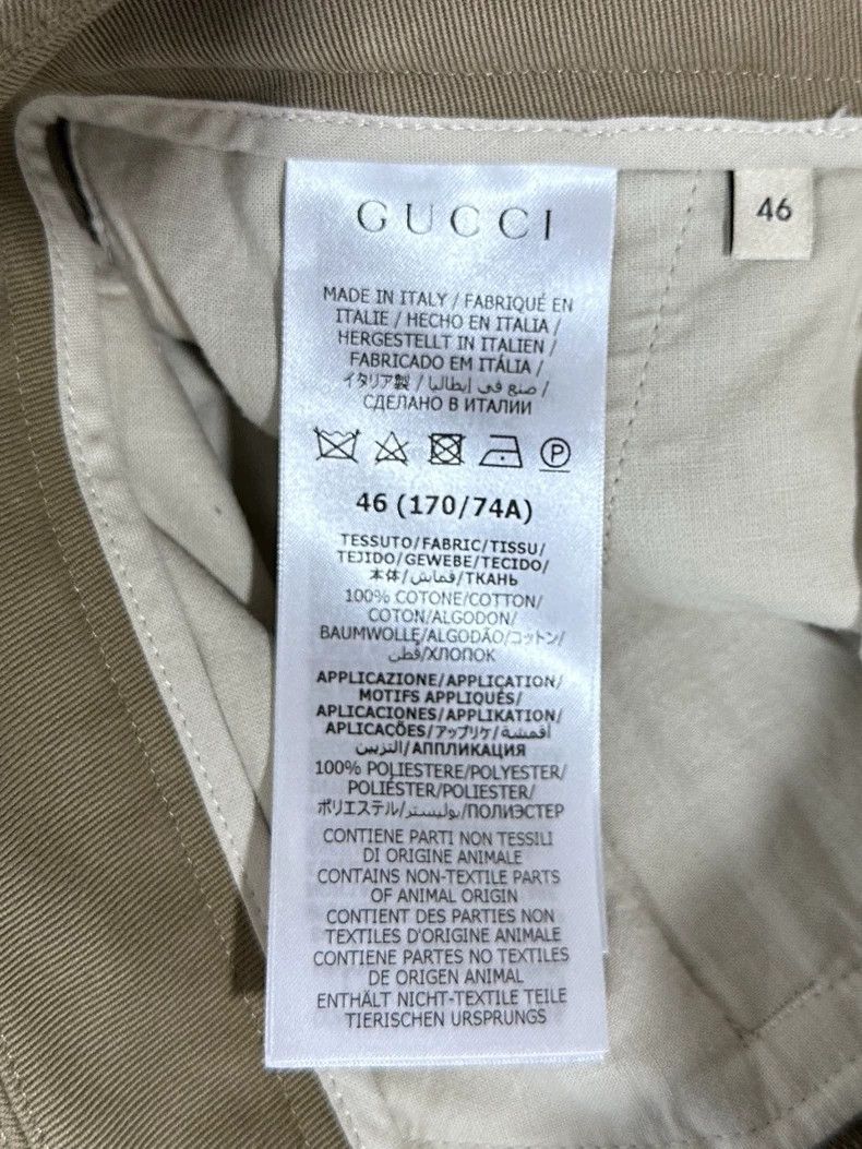 Gucci Gucci Embroidered small logo trousers Size US 30 / EU 46 - 6 Thumbnail