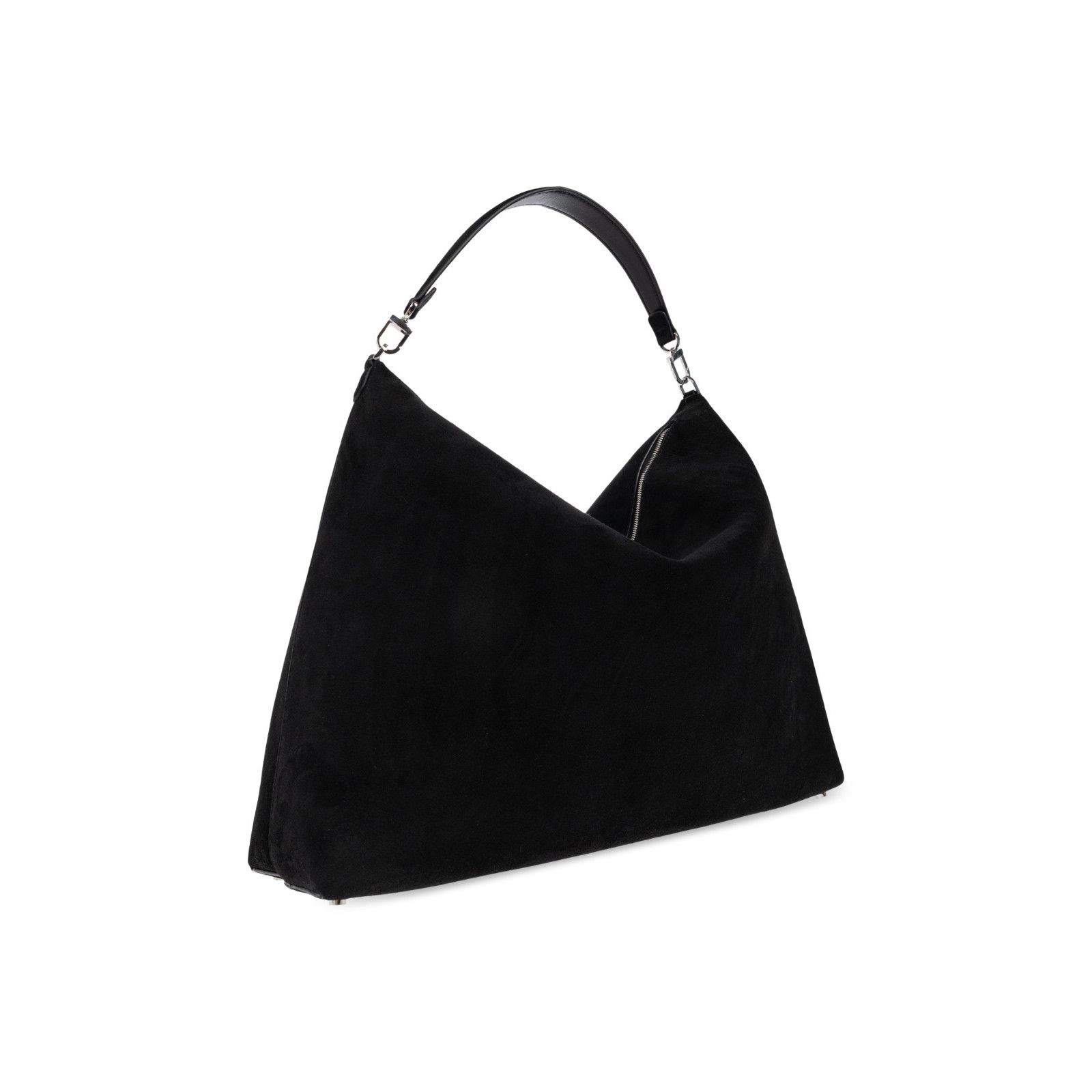 Toteme TOTEME Bevel Black Suede Shoulder Bag New & Authentic Size ONE SIZE - 3 Thumbnail