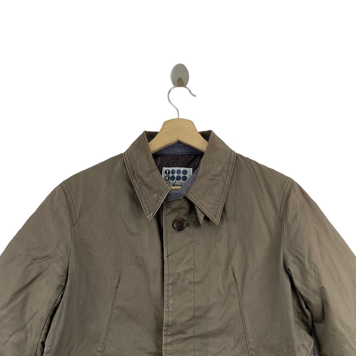 Japanese Brand × Takeo Kikuchi × Vintage Vintage TAKEO KIKUCHI Japanese Brand Quilted Brown Multi Size US M / EU 48-50 / 2 - 2 Thumbnail