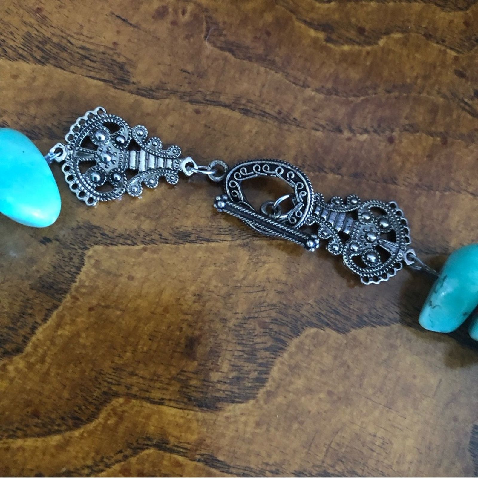 Handmade Hand crafted southwest style green chalcedony coral necklac Size ONE SIZE - 11 Thumbnail