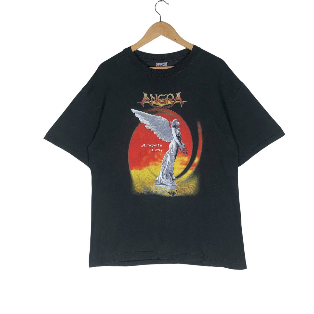 Band Tees Vintage 90's Angra Angles Cry T-Shirt Size US L / EU 52-54 / 3 - 1 Thumbnail