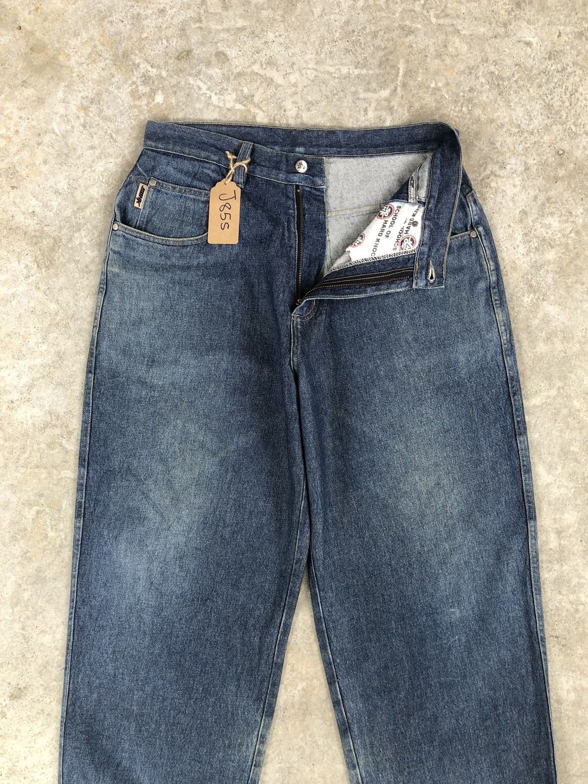 Vintage Sohk Embroidered Jeans Baggy Jeans Hip Hop Distressed Jeans Size US 34 / EU 50 - 3 Thumbnail