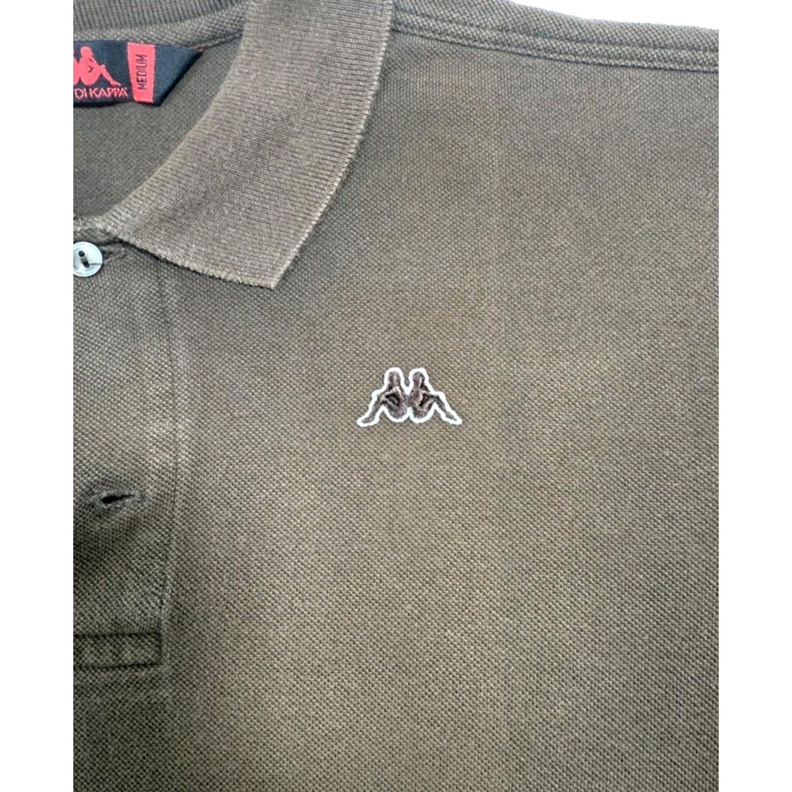 Kappa Kappa Men's Brown Long Sleeve Polo Shirt Embroidered Logo Size M Size US M / EU 48-50 / 2 - 4 Thumbnail