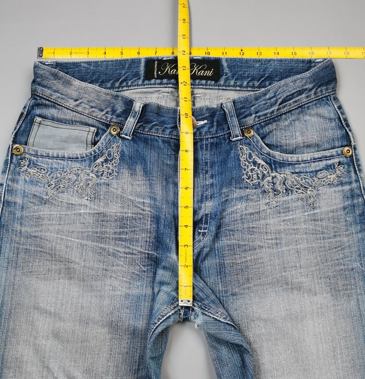 Vintage Vintage Karl Kani Embellish Denim Jeans Size US 34 / EU 50 - 12 Thumbnail