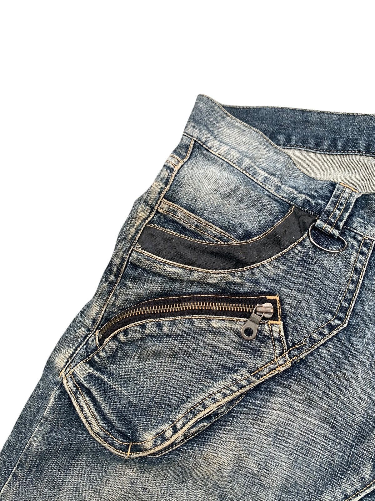 PPFM RARE💥PPFM BANANA CURVE CUT JAPANESE PUNK RUSTY DENIM Size US 32 / EU 48 - 9 Thumbnail